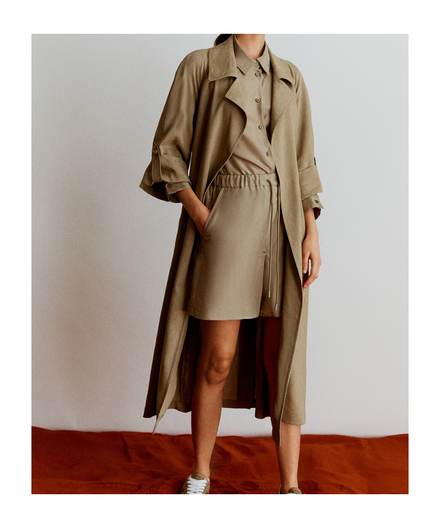 Shop Marella Lapel Long Sleeve Shirt