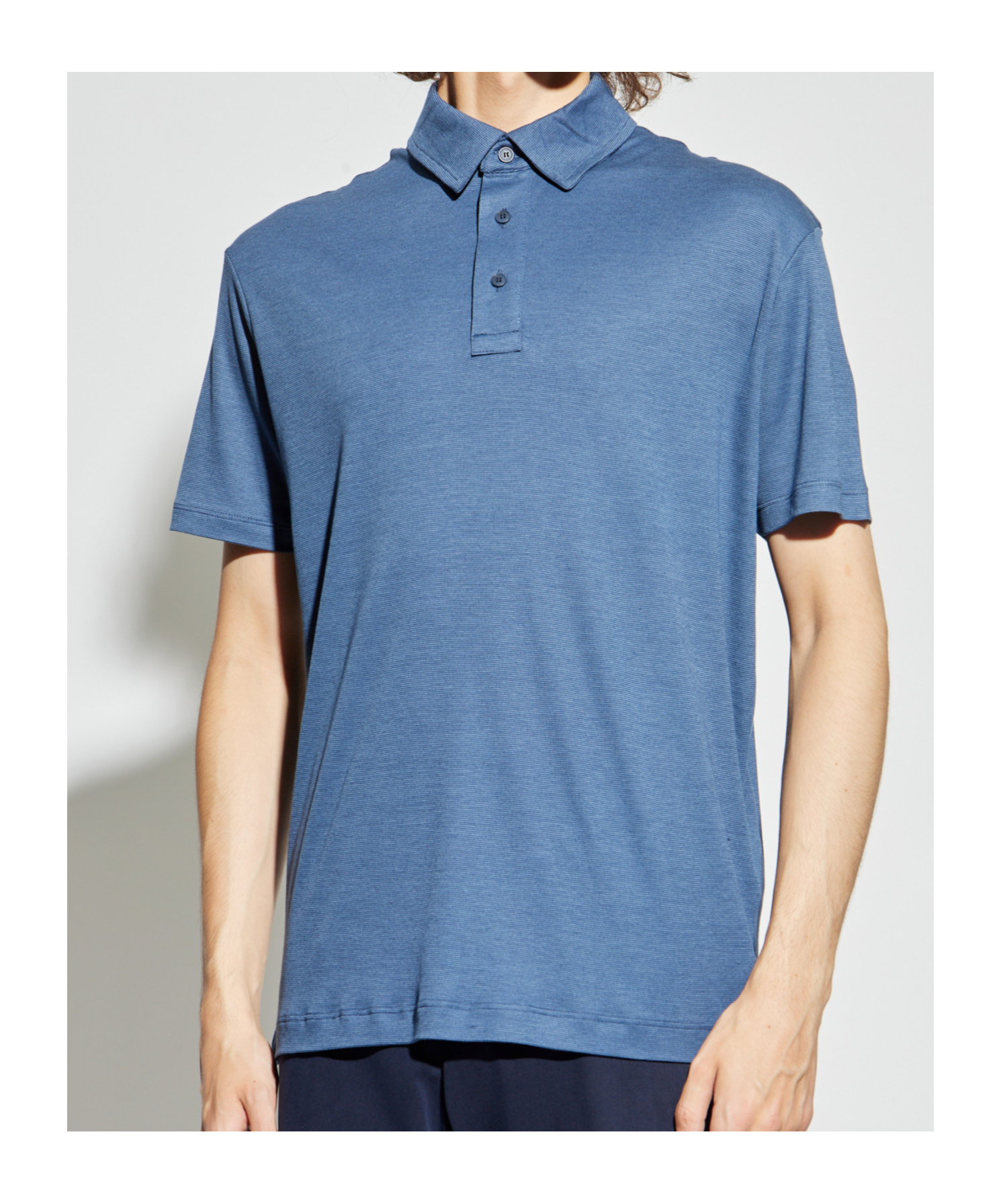 Paul & Shark Short-sleeved Polo Shirt In Blue
