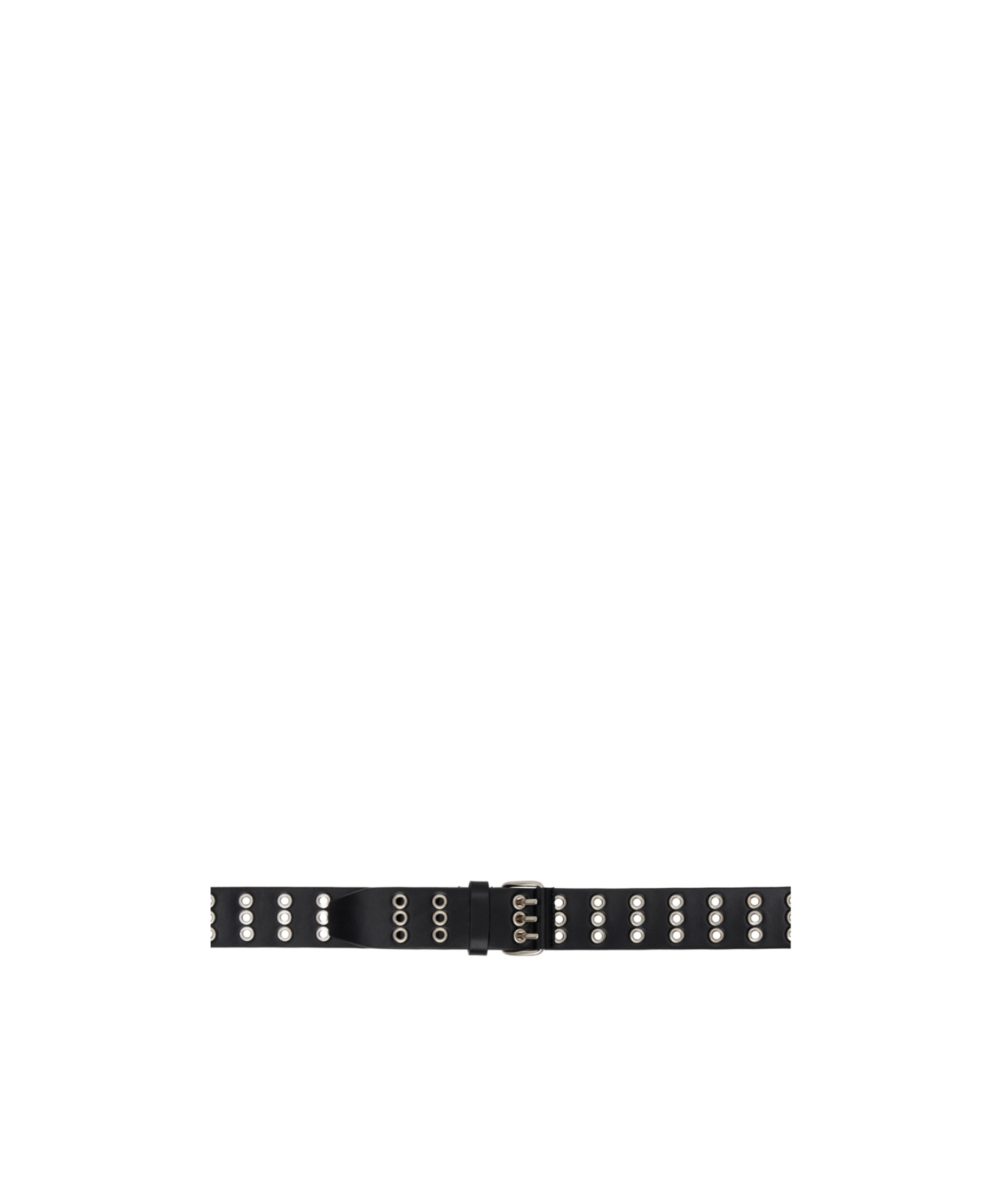 Ann Demeulemeester Logo Belt In Black
