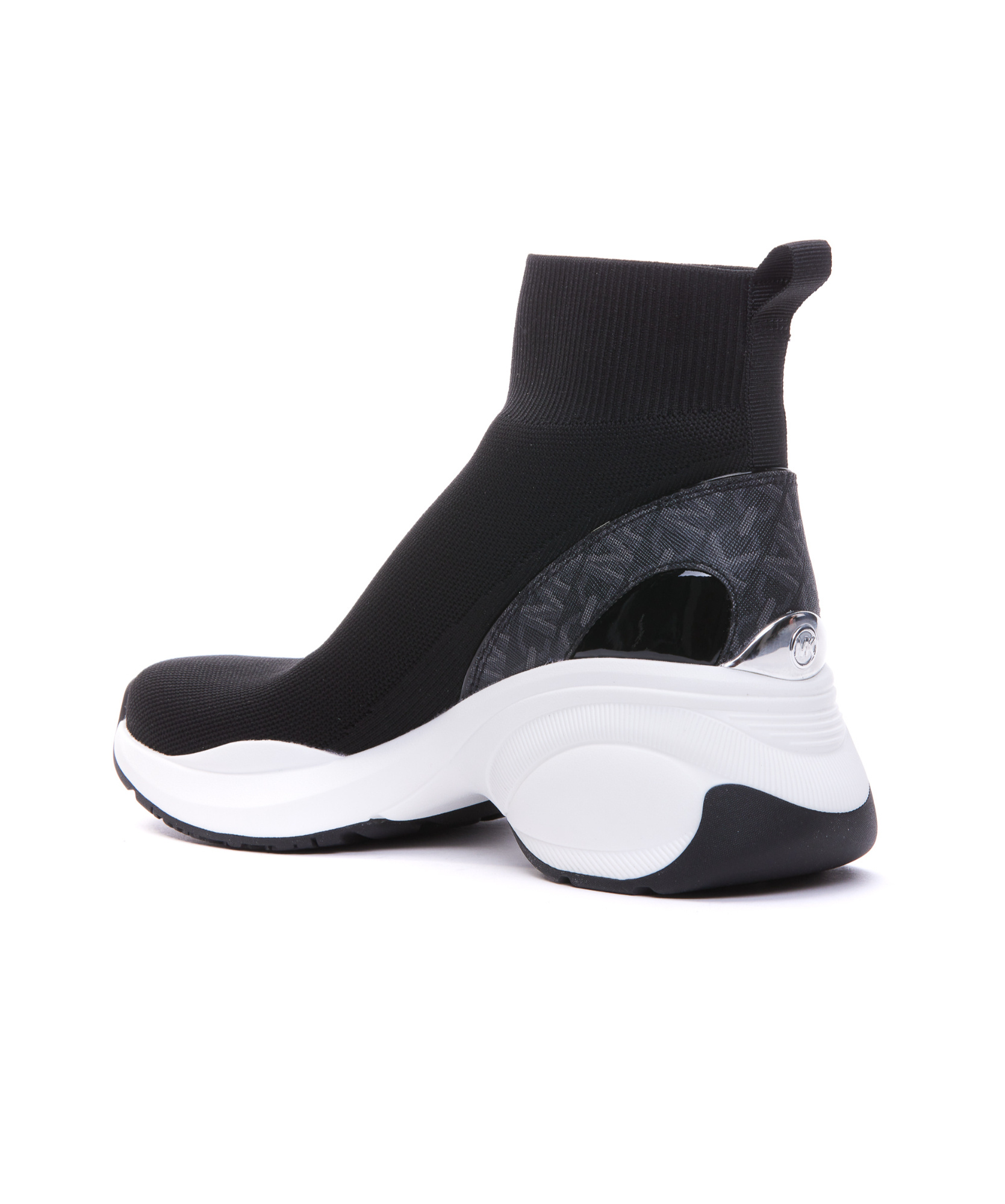 Michael Michael Kors Zumma Sock-style Sneakers In Black