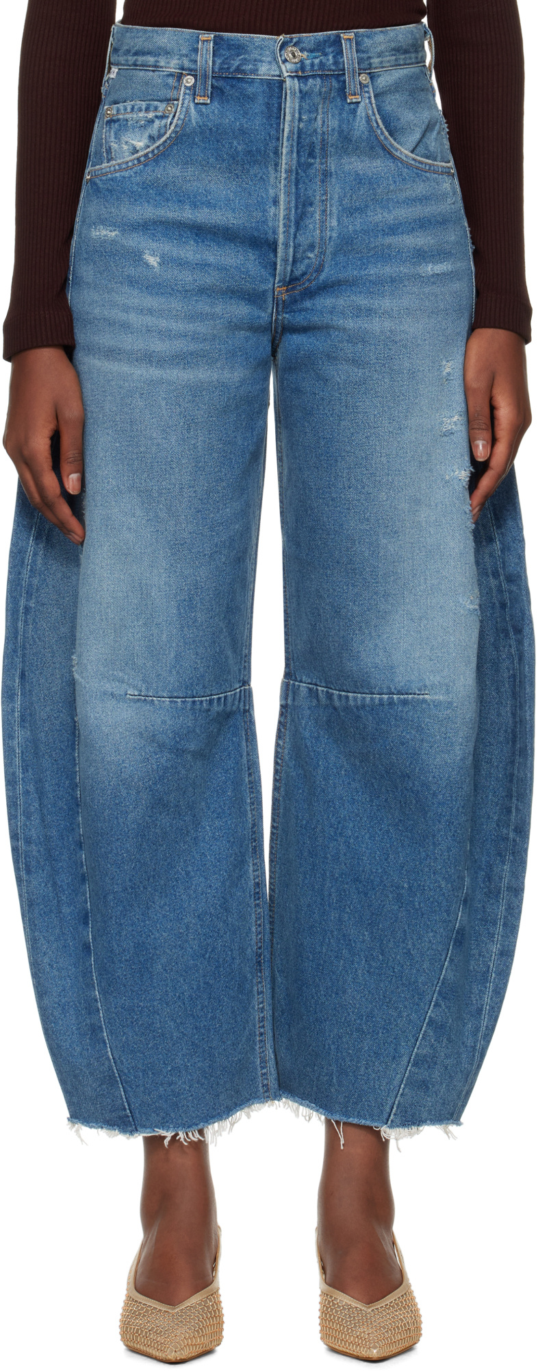 Citizen Of Humanity Belt Loop Jeans In Blue