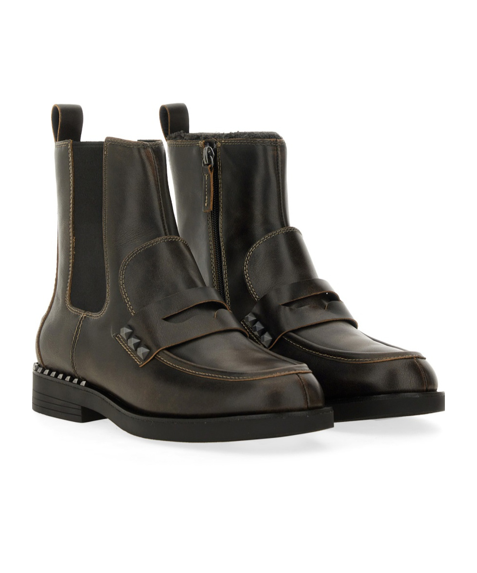 Ash Chic Boot Wings With Studs In Black