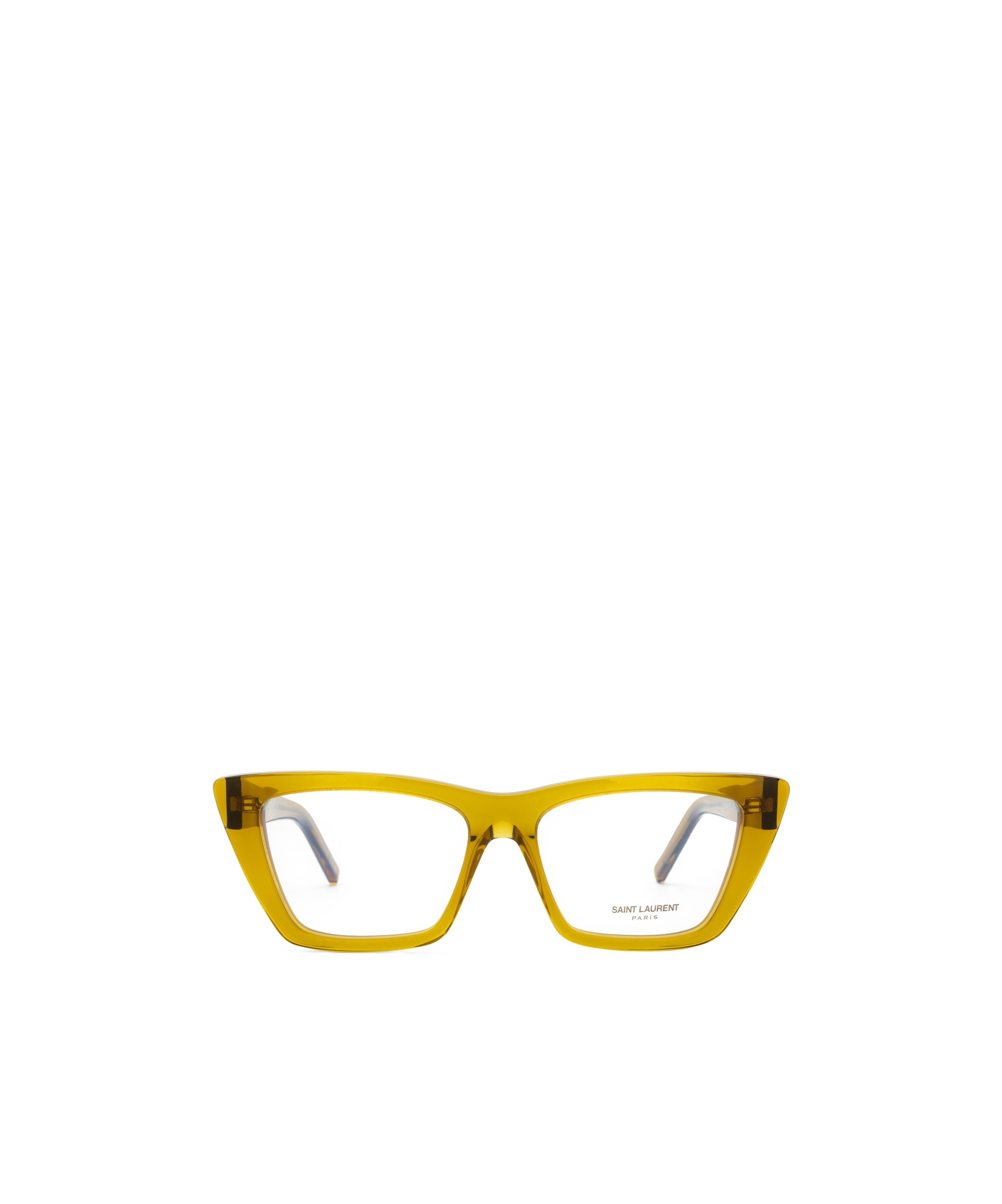 Saint Laurent Square Mirror In Yellow