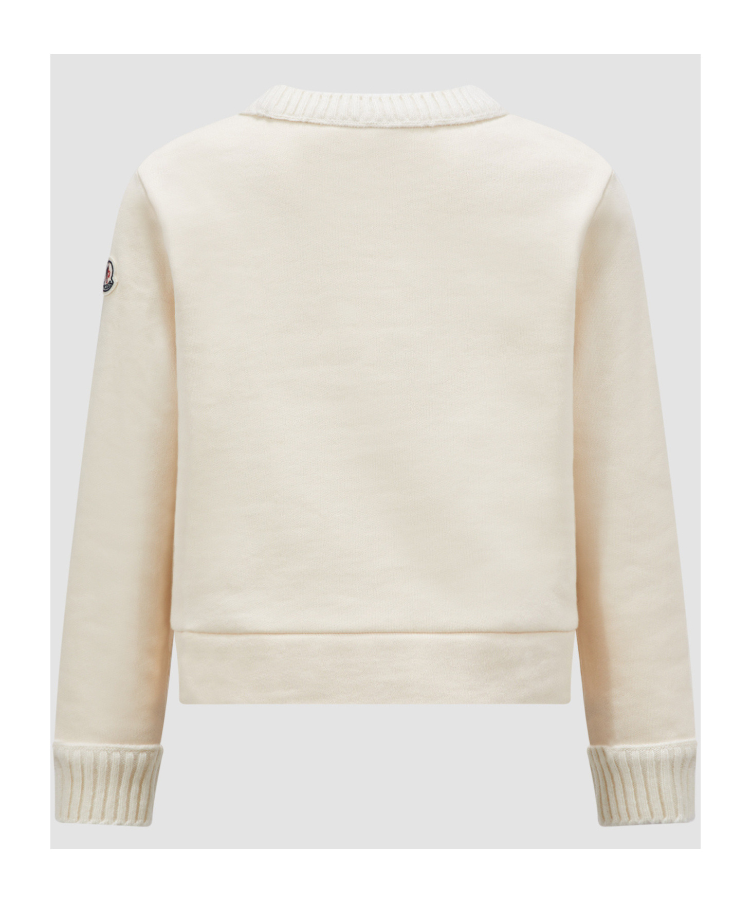 Moncler Printed Sweatshirt In Nude