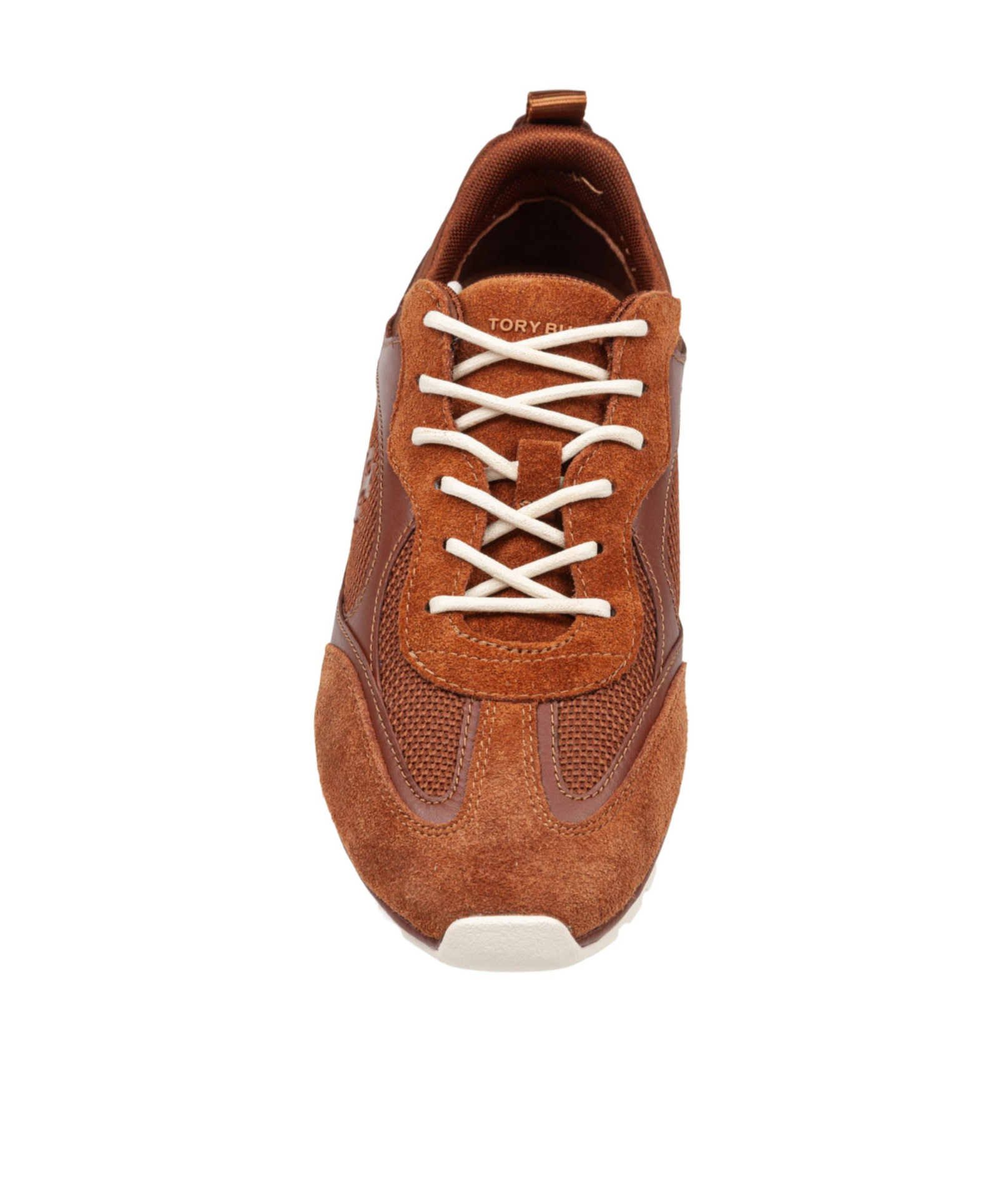 Tory Burch Leather Mesh Panel Trainers In Multi