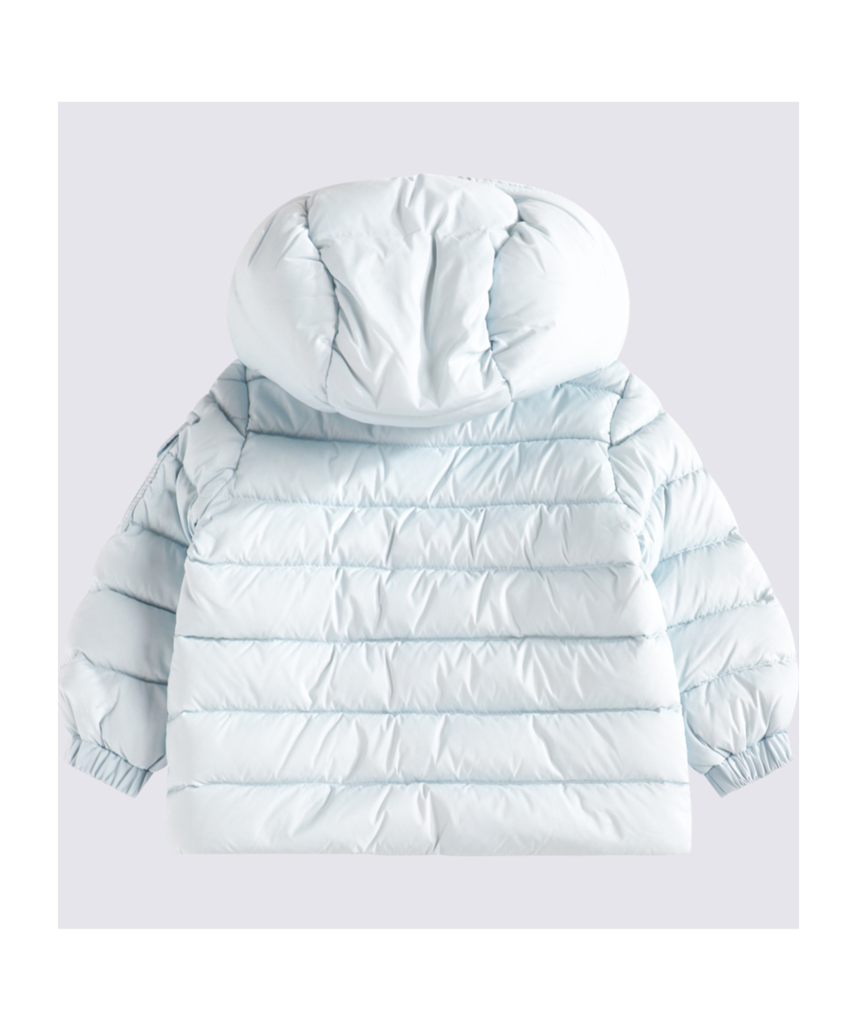 Moncler Jacket Kids Color Blue In White