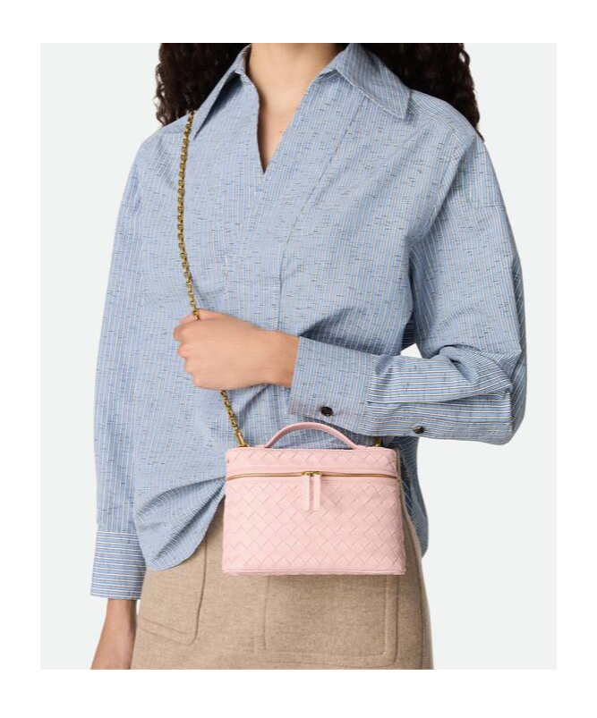 Bottega Veneta Small Soft Vanity In Pink