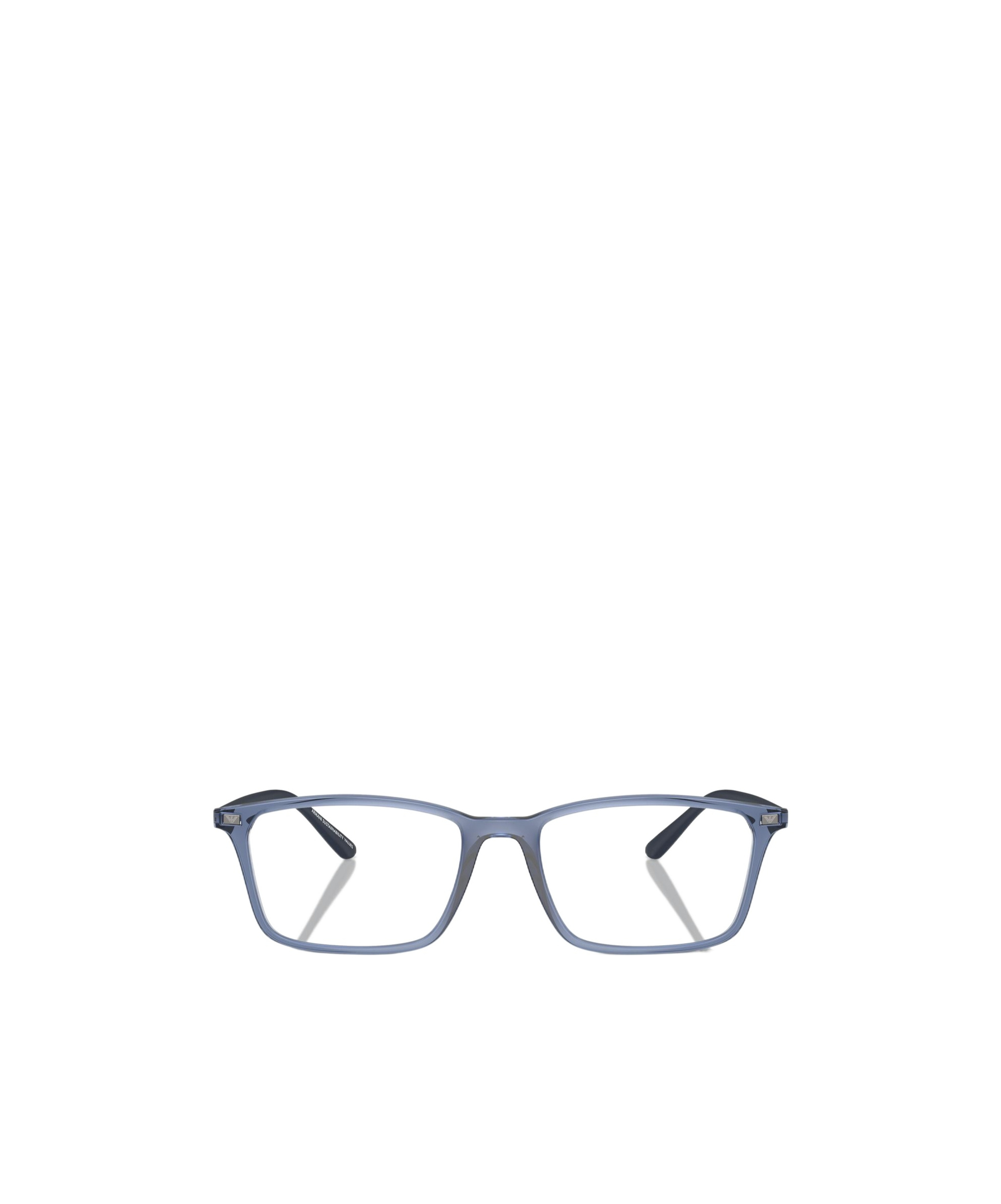 Emporio Armani Full Frame Plain Mirror In Gray