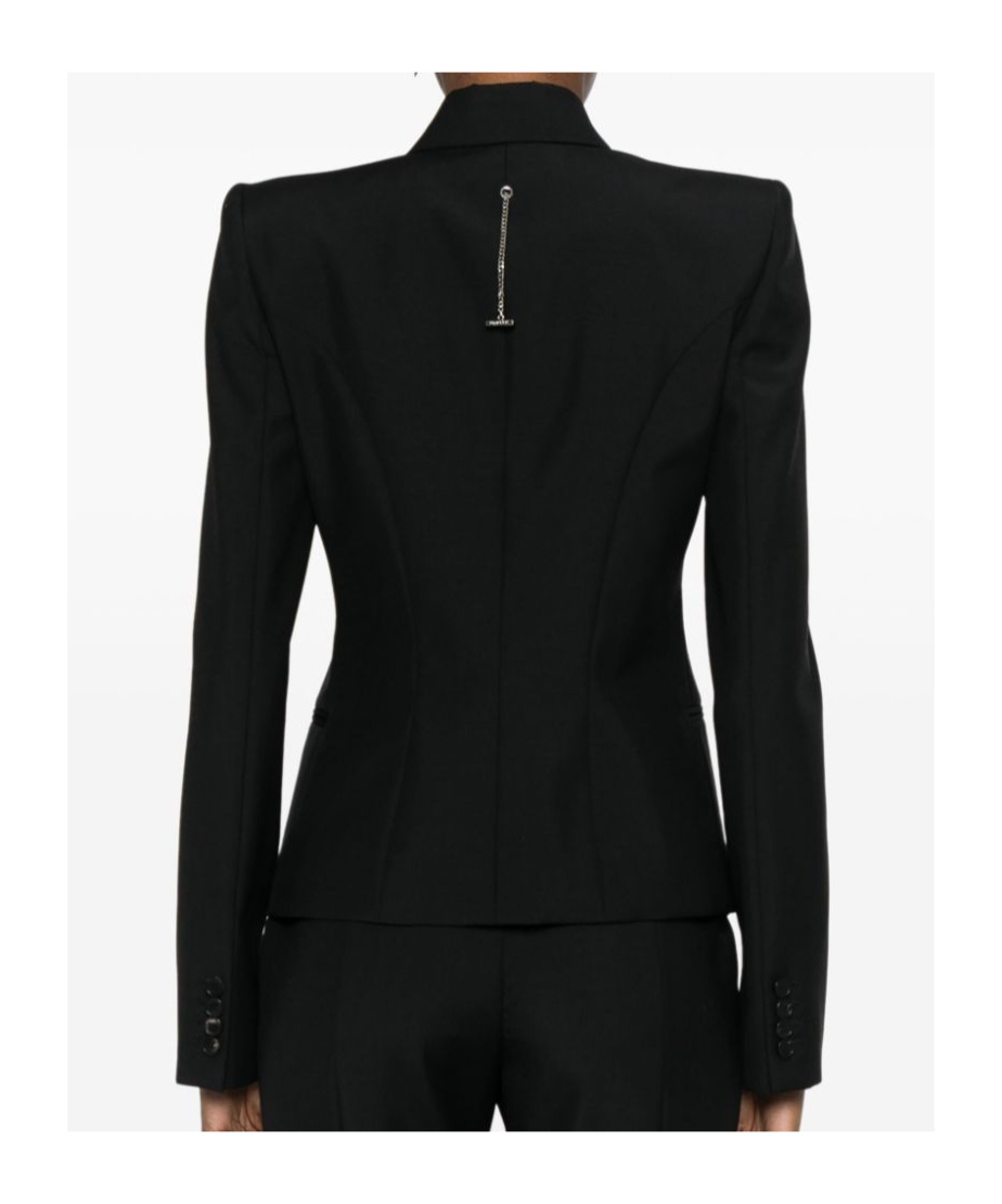 Alexander Mcqueen Single-breasted Blazer In Black
