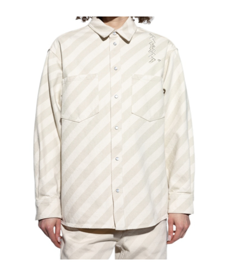 Marni Long-sleeved Shirt In White
