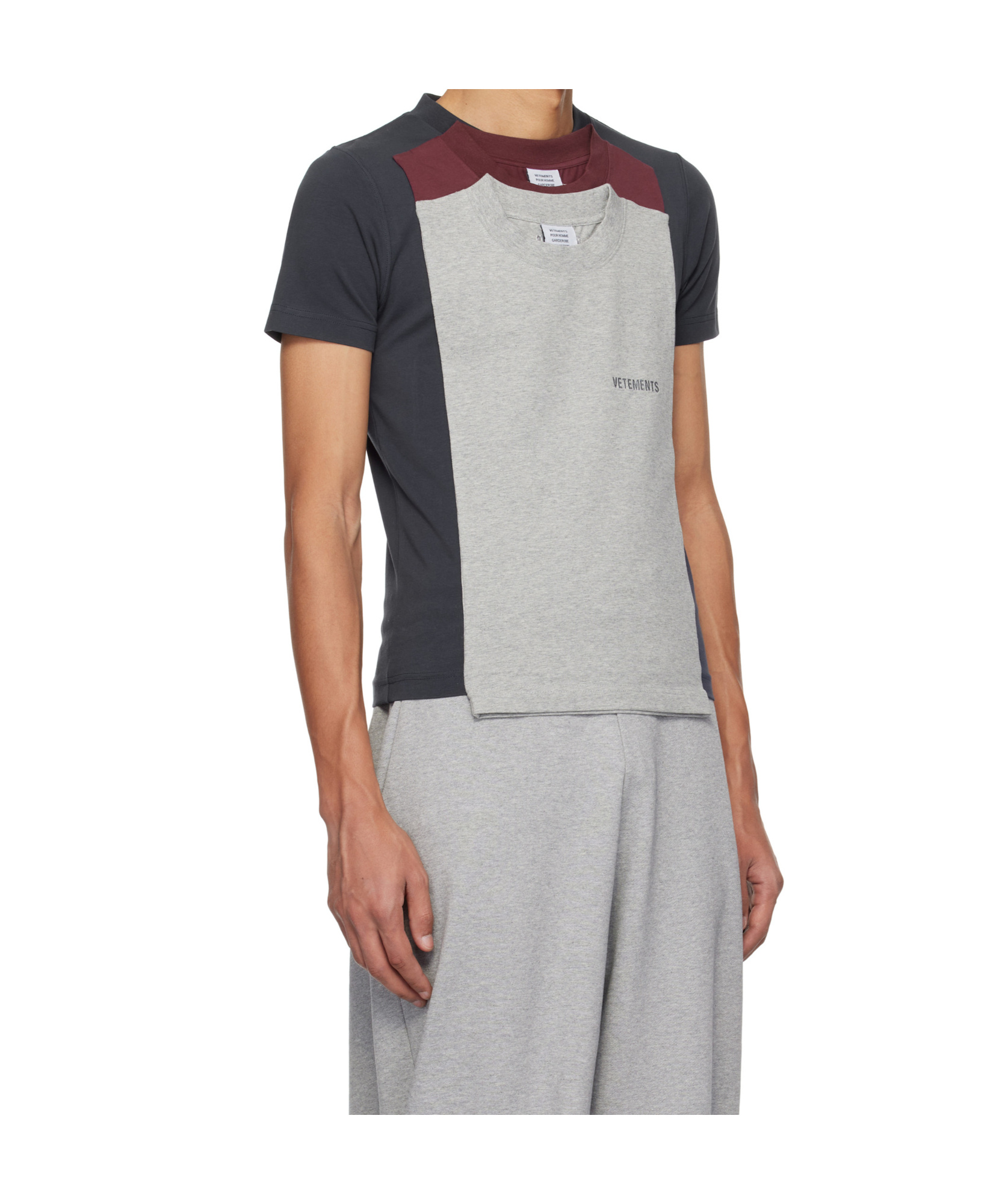 Vetements Short Sleeve T-shirt In Gray
