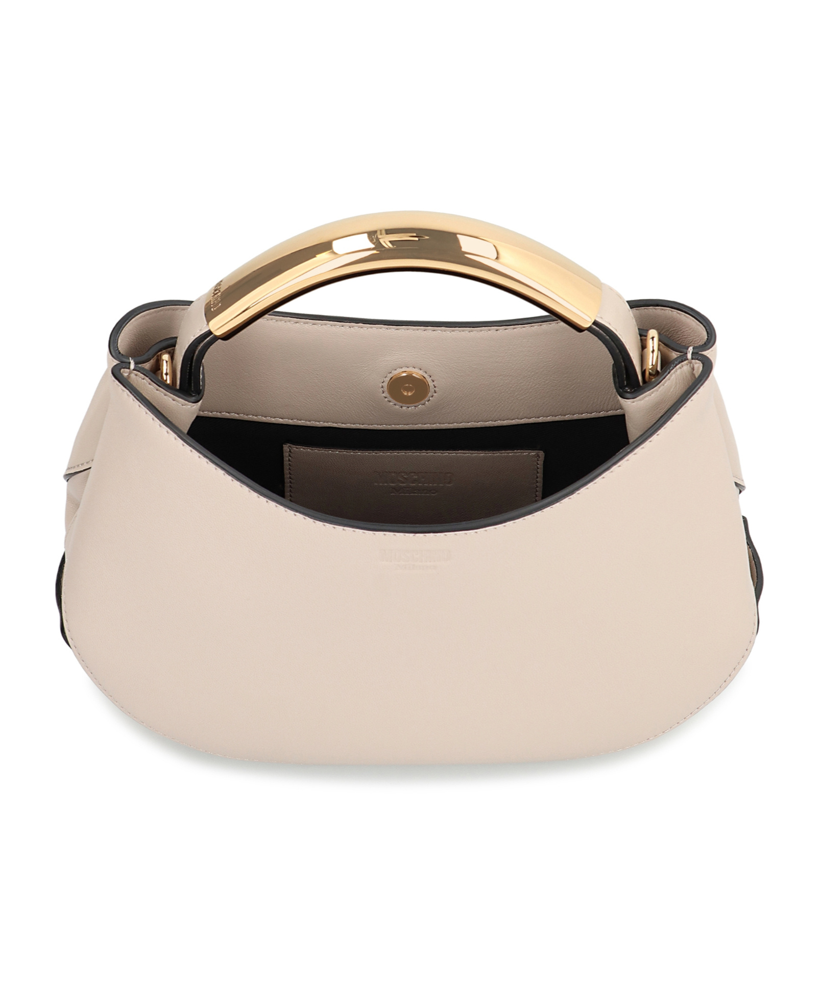 Moschino Top Handle Shoulder Bag In White