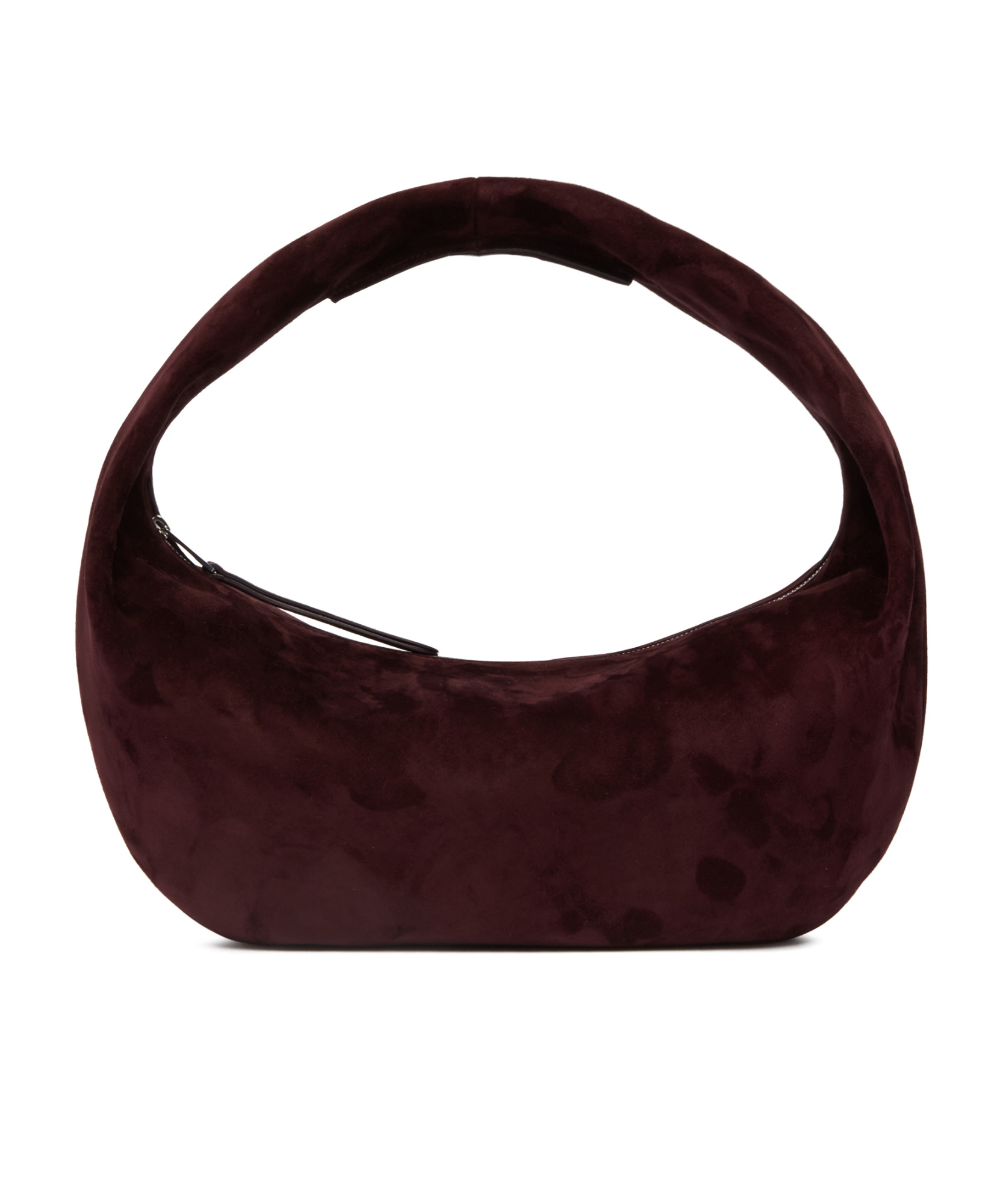 Khaite Medium Olivia Suede Hobo Bag In Brown