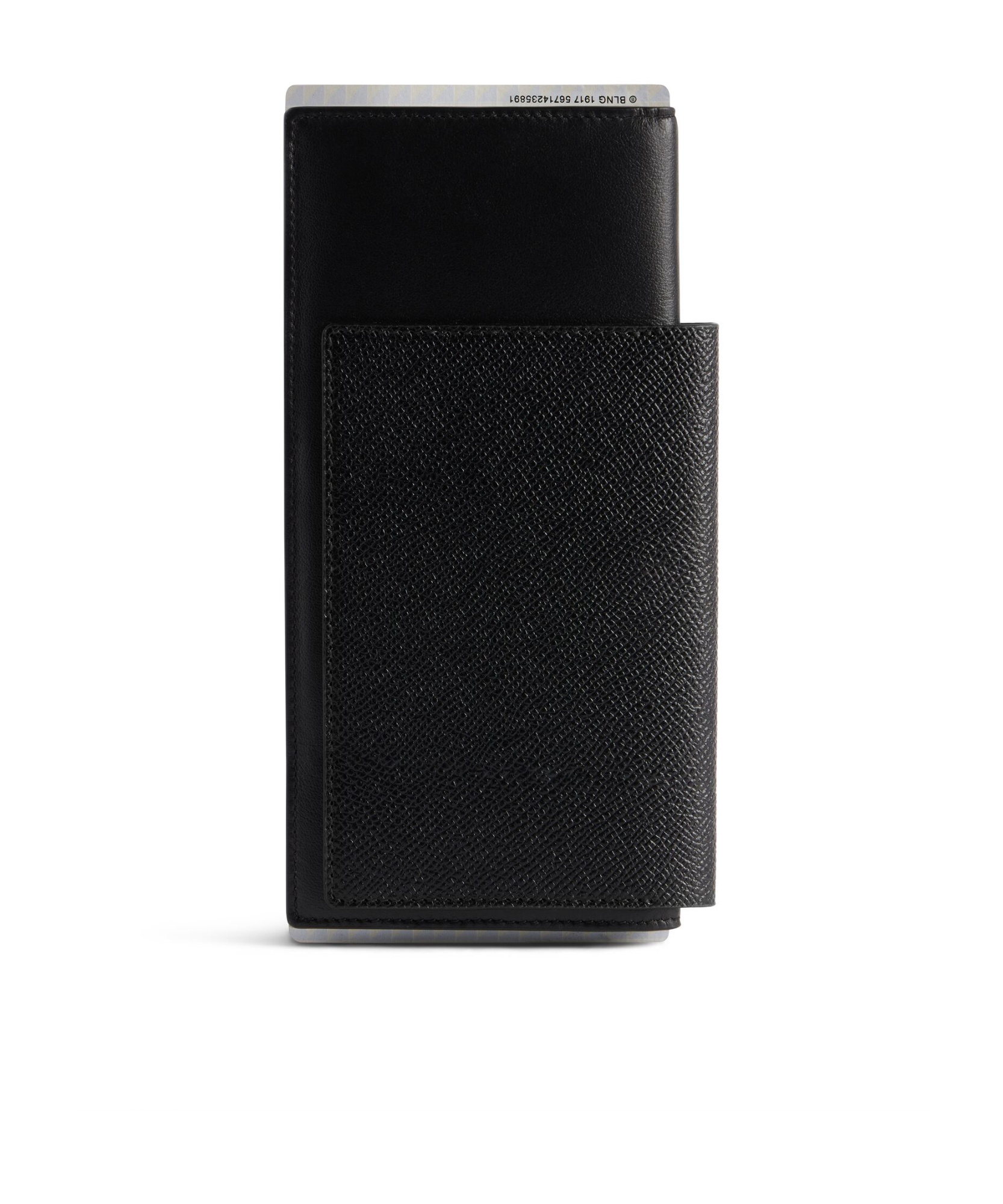 Balenciaga Black Passport Long 1 Ticket Wallet In Black
