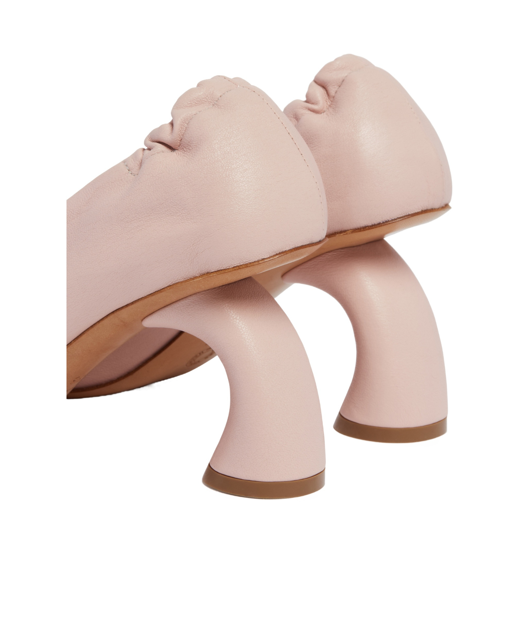 Shop Dries Van Noten Square Toe High Heels In Nude