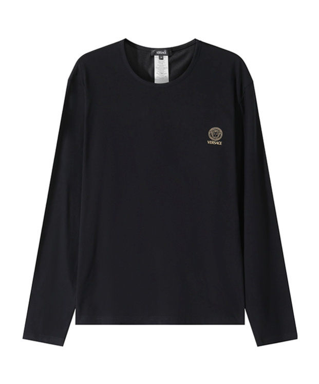 Versace Medusa Head-print Lounge T-shirts (pack Of Two) In Black