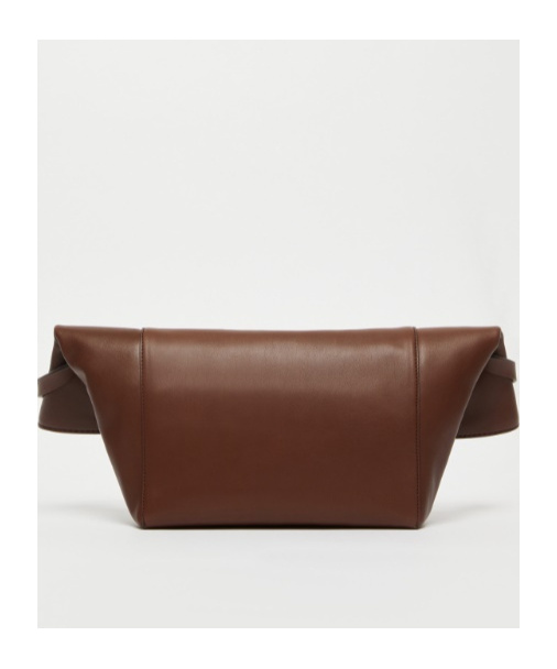 Max Mara Mm Clasp Clutch In Brown