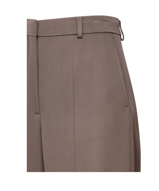 Stella Mccartney Wool Trousers In Brown