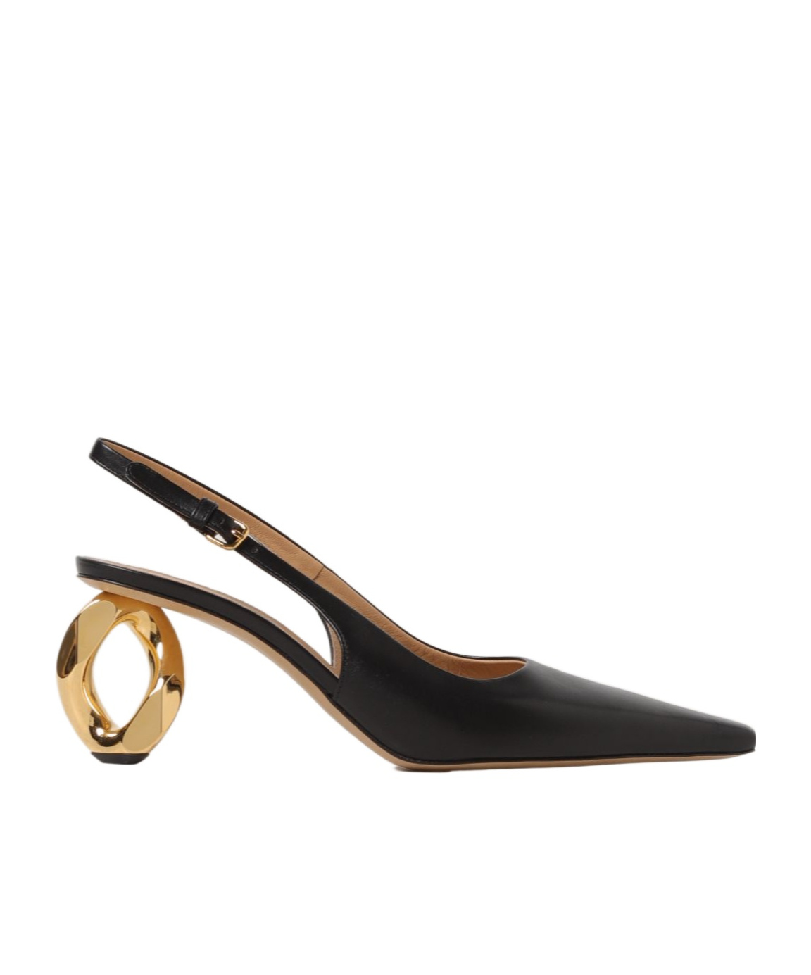 Jw Anderson Open-heeled High Heels In Black