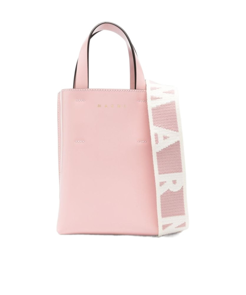Shop Marni Nano Museo Tote Bag In Pink