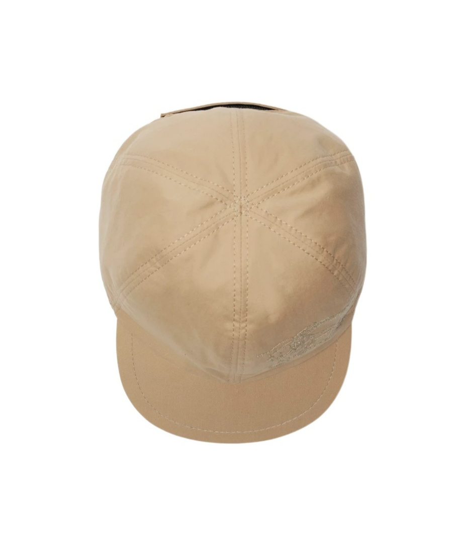 Burberry Check-pattern Reversible Baseball Cap In Nude
