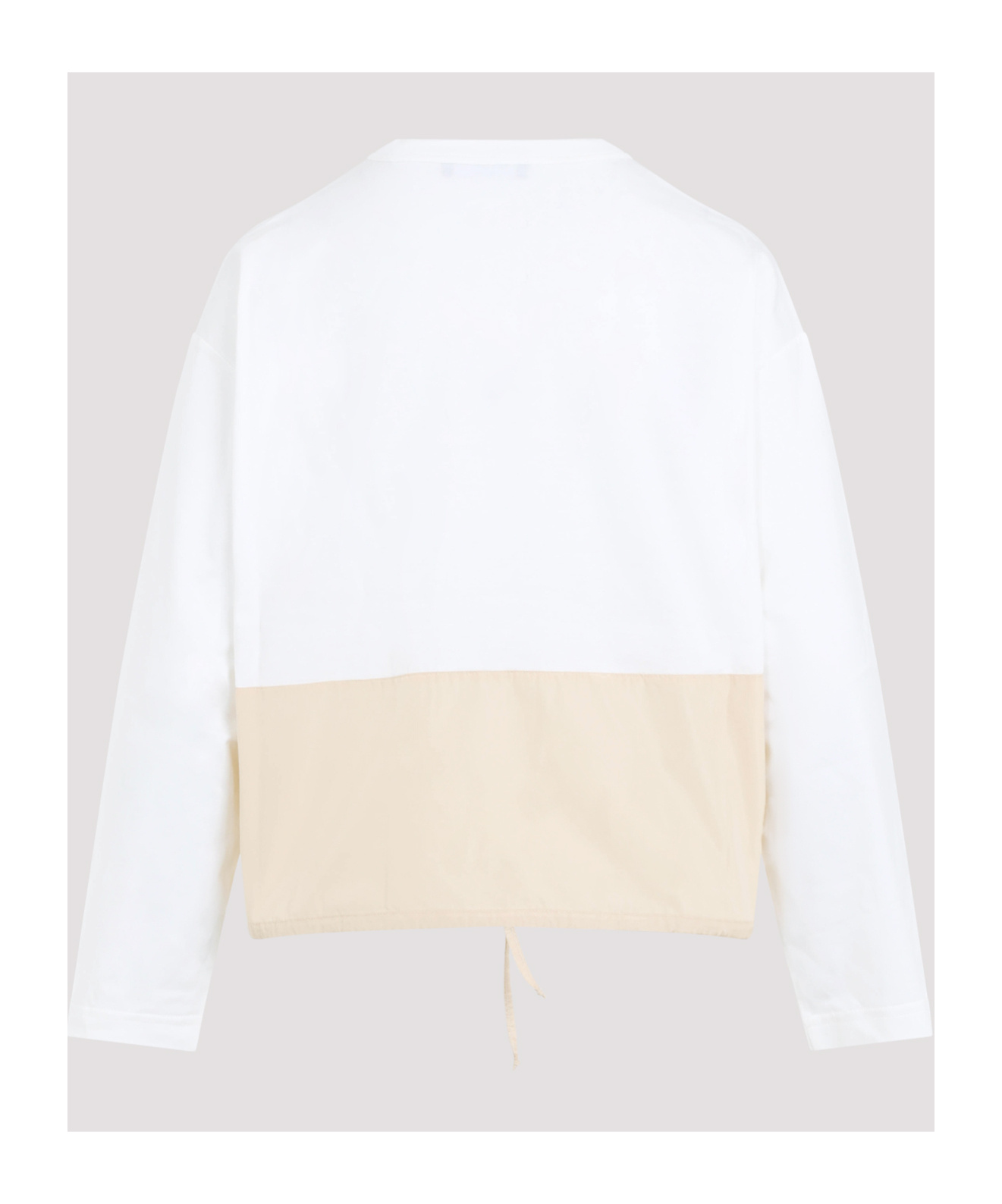 Shop Fabiana Filippi Round-neck Blouse In White