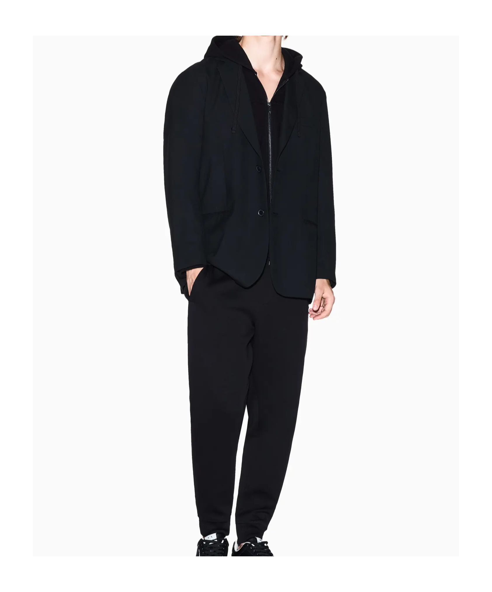 Armani Exchange Drawstring Sweatpants In Black