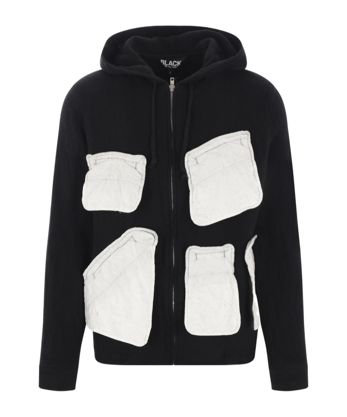 Comme Des Garçons Long-sleeved Casual Jacket In Black