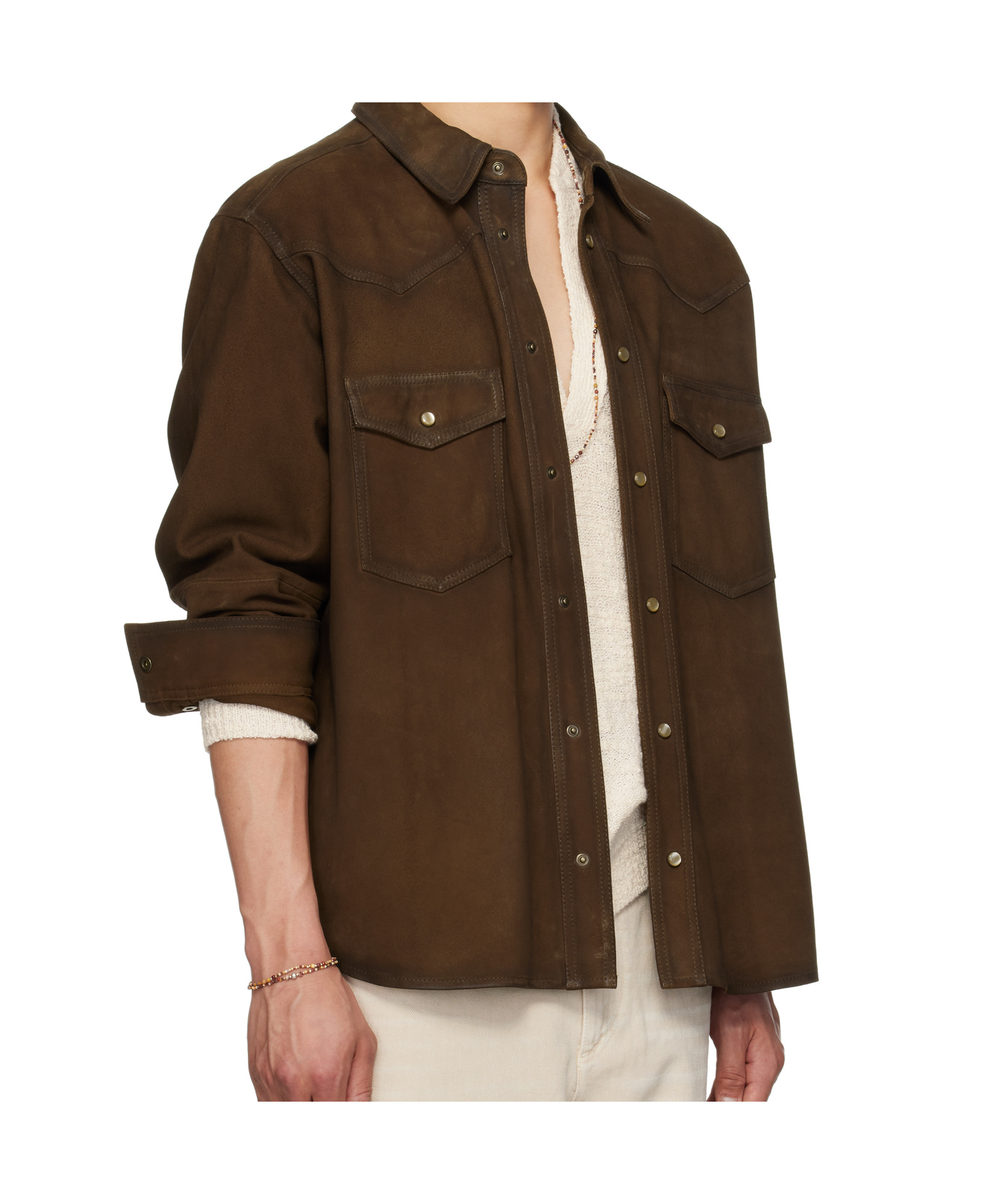 Isabel Marant Adrian Shirt In Brown