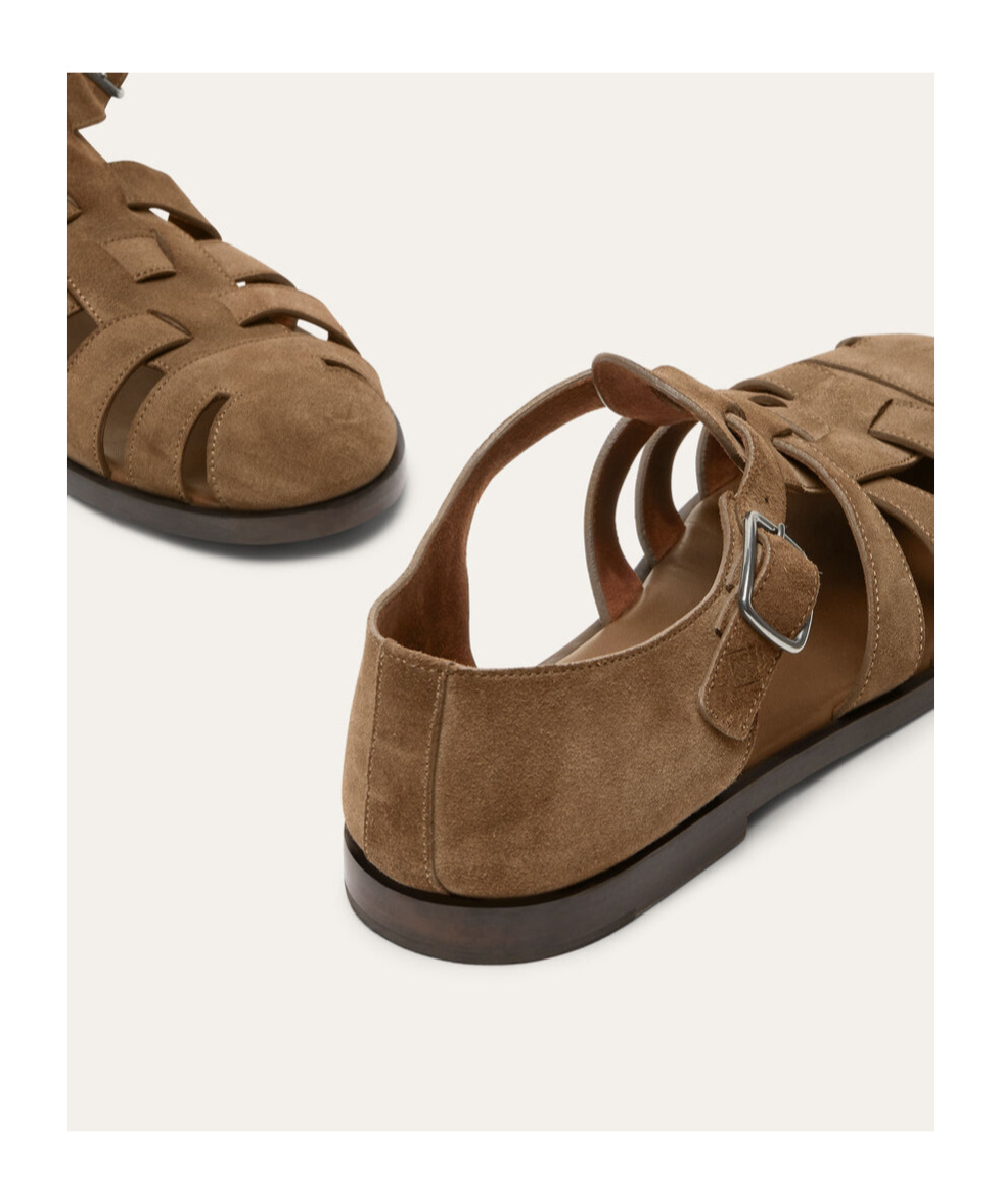 Loro Piana Maxime Walk Sandals In Brown