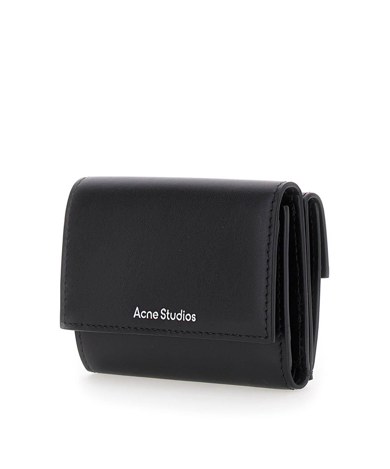 ACNE STUDIOS TRI-FOLD LEATHER WALLET