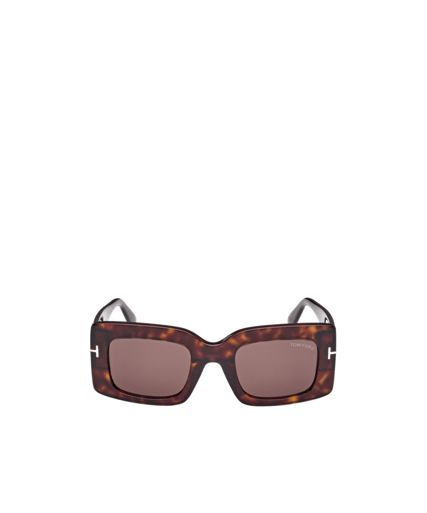 Tom Ford Eyewear Brigitta Rectangle Frame Sunglasses In Brown
