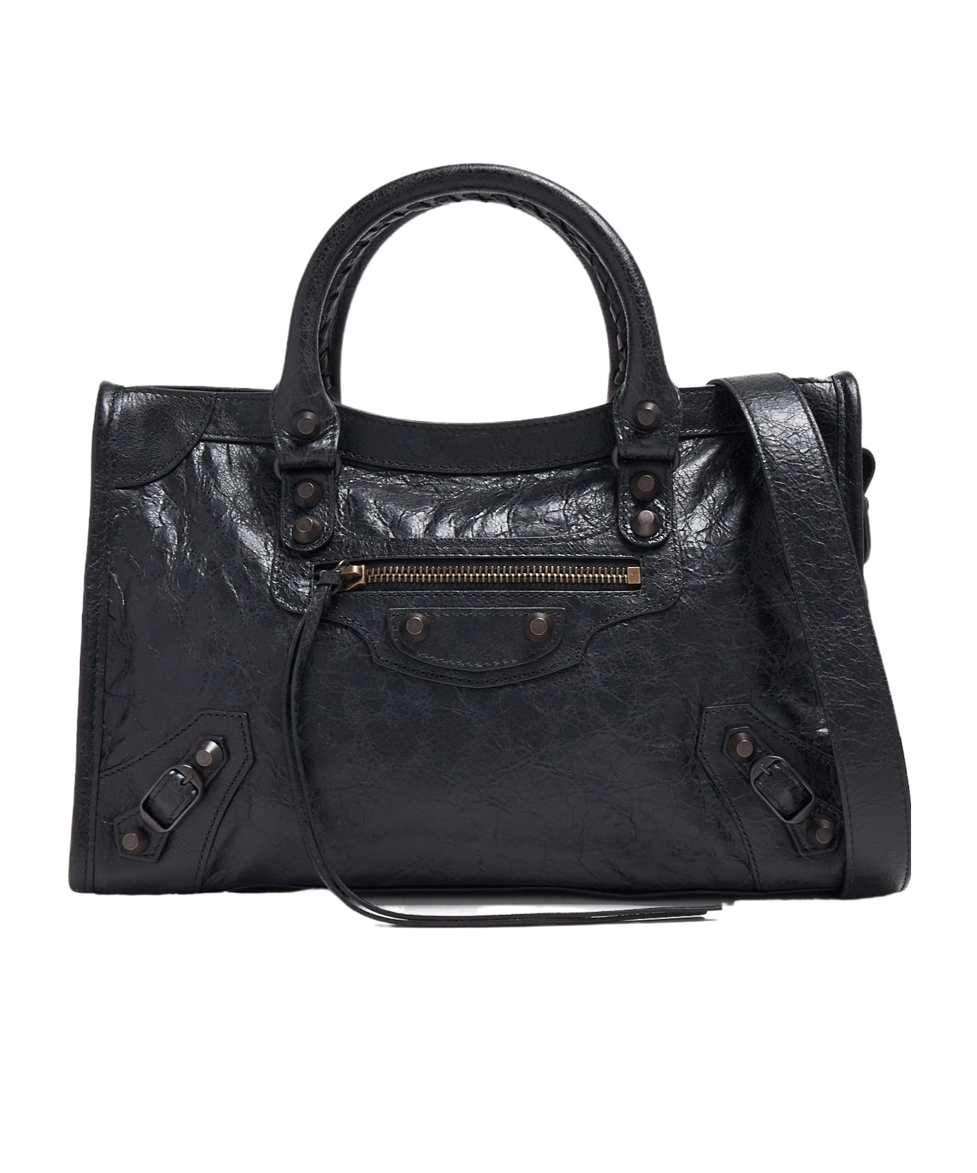 Balenciaga Le City Top Handle Bag In Black