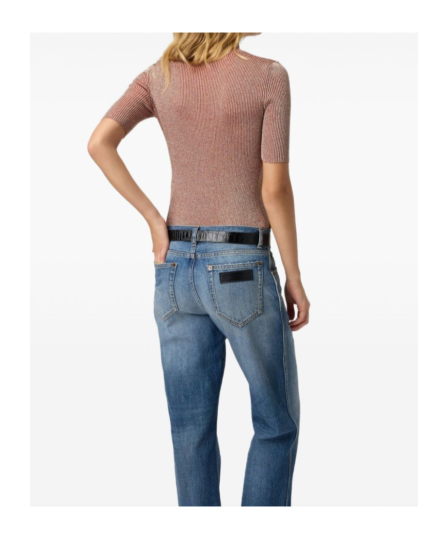 Missoni Robbed Turtle-neck Sweater In Brown