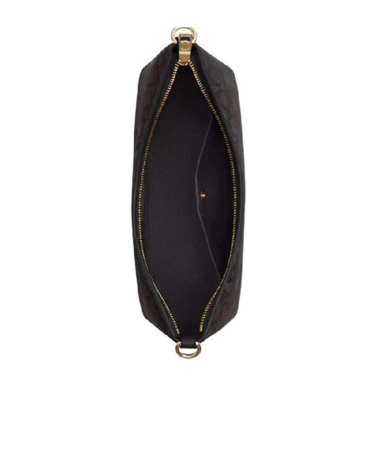 Coach Laurel Shoulder Bag In Signature Canvas In Black