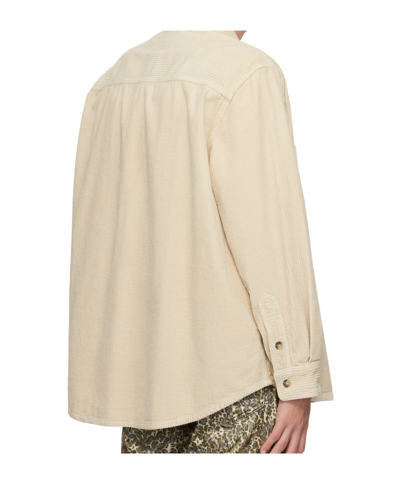 Isabel Marant Nario Cotton Corduroy Button-up Overshirt