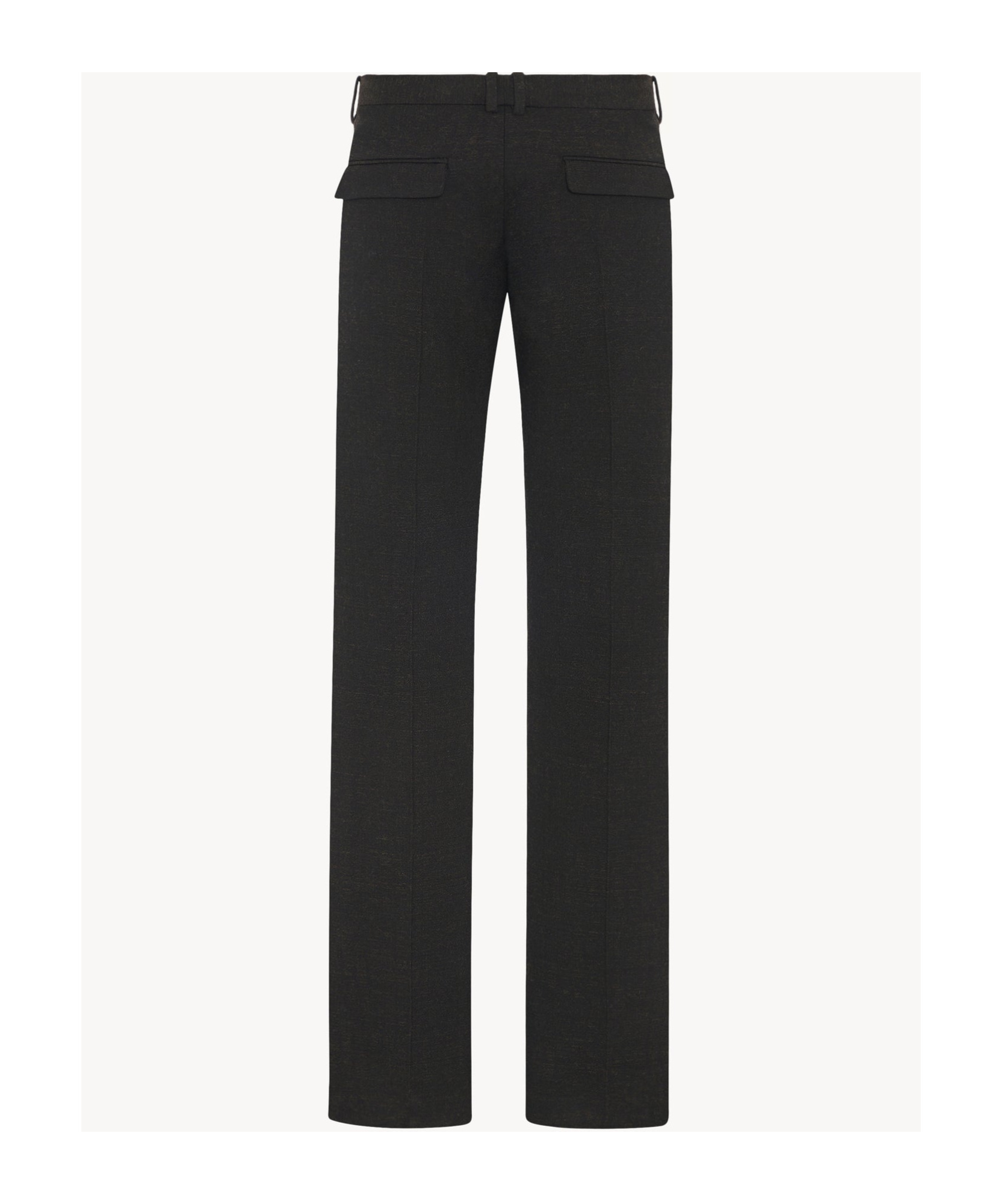 The Row Zuzana Cotton Straight-leg Ankle Pants In Black