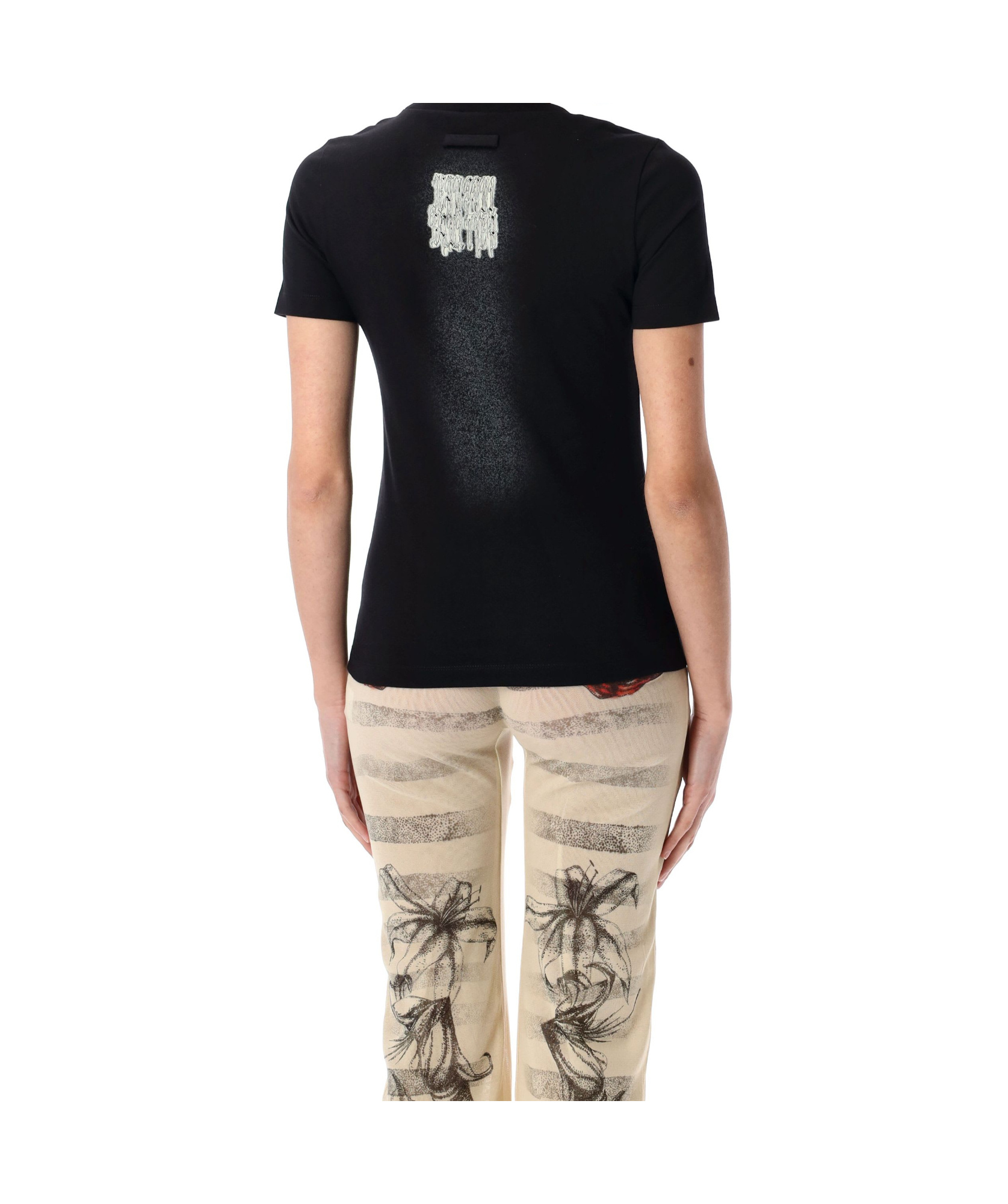 Jean Paul Gaultier Short-sleeved T-shirt In Black