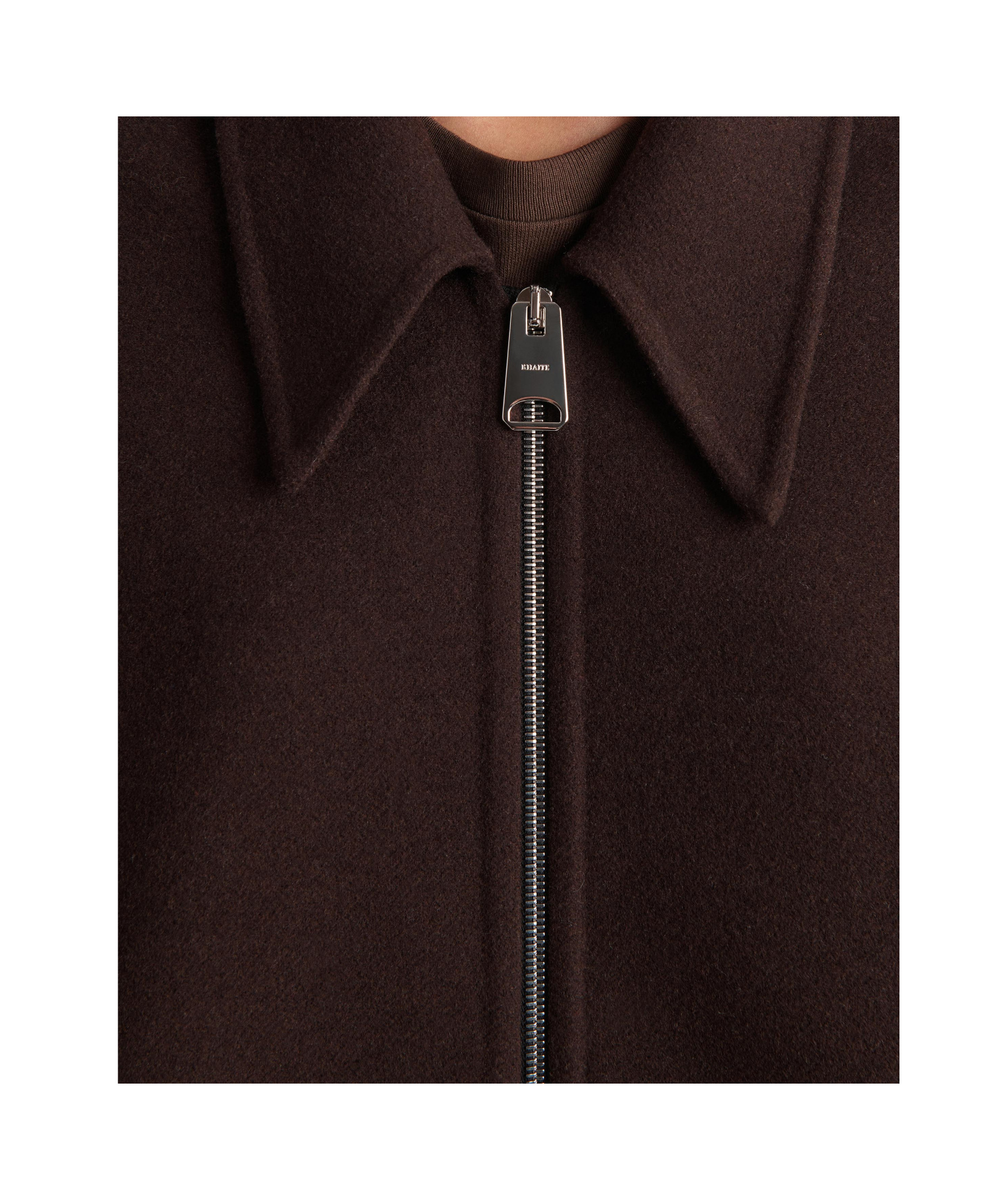 Khaite Odin Zipped-wool Jacket In Brown