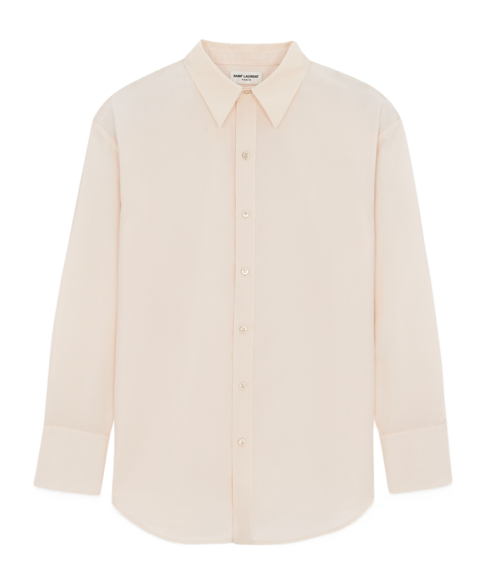 Saint Laurent Oversized Buttoned Shirt In White