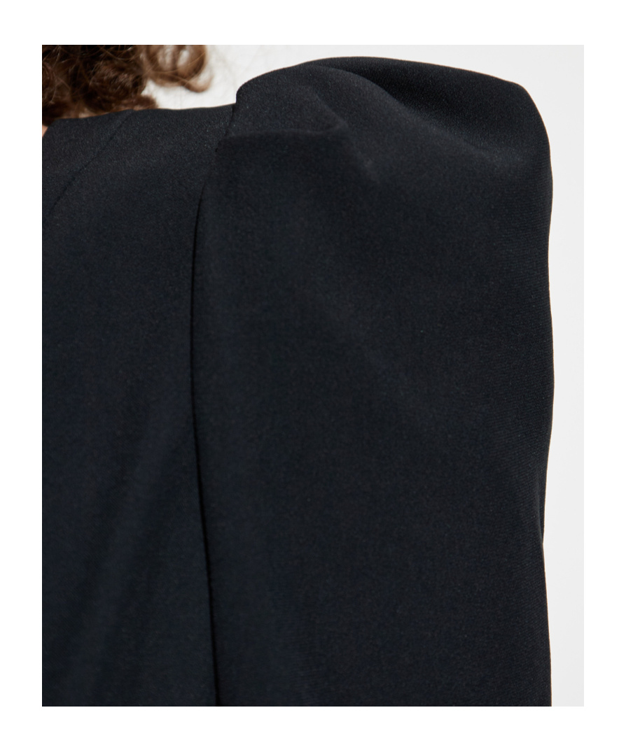 Alexander Mcqueen Long Sleeve Dress In Black