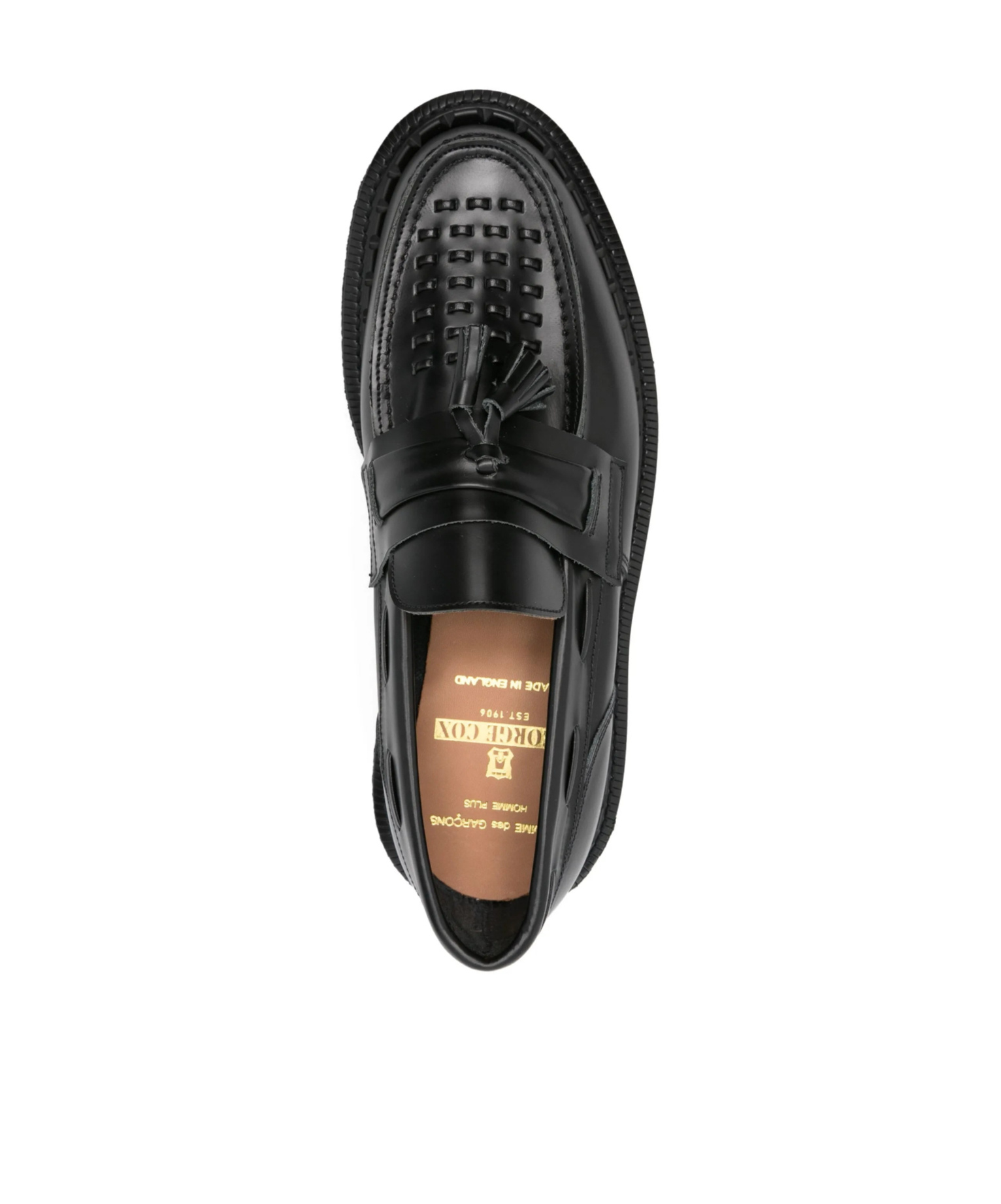 Comme Des Garçons X George Cox Tassel Loafers In Black