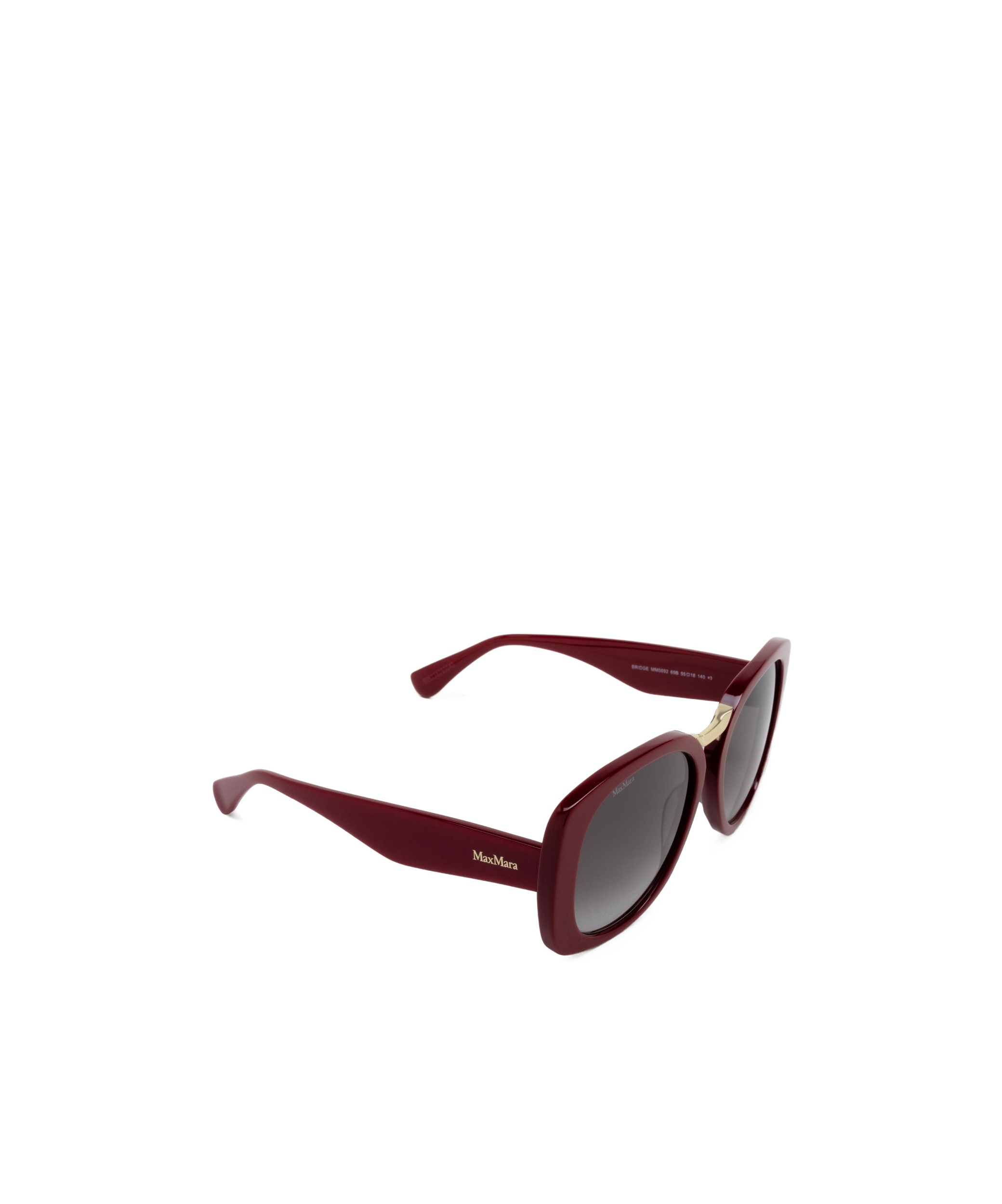 Max Mara Logo Sunglasses In Brown