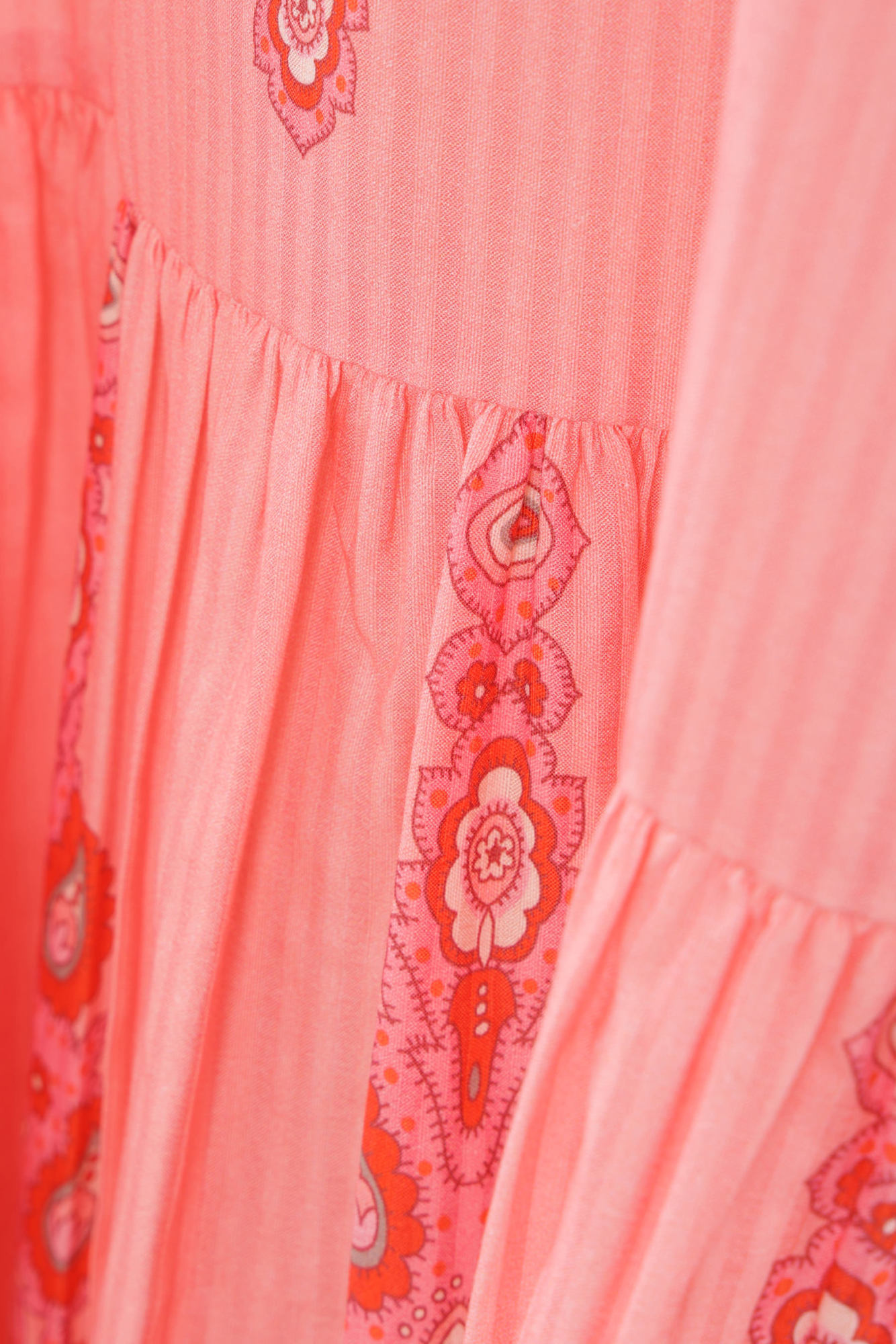 Shop Etro Paisley Printed Sleeveless Midi Dress In Pink