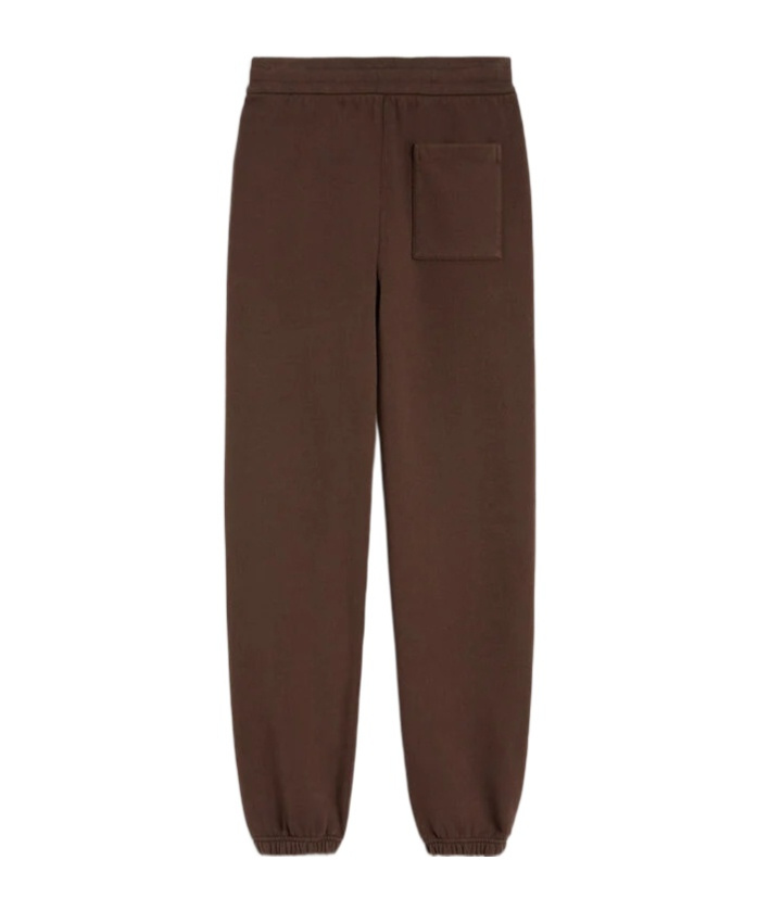 Jil Sander Cotton Terry Track Pants In Brown