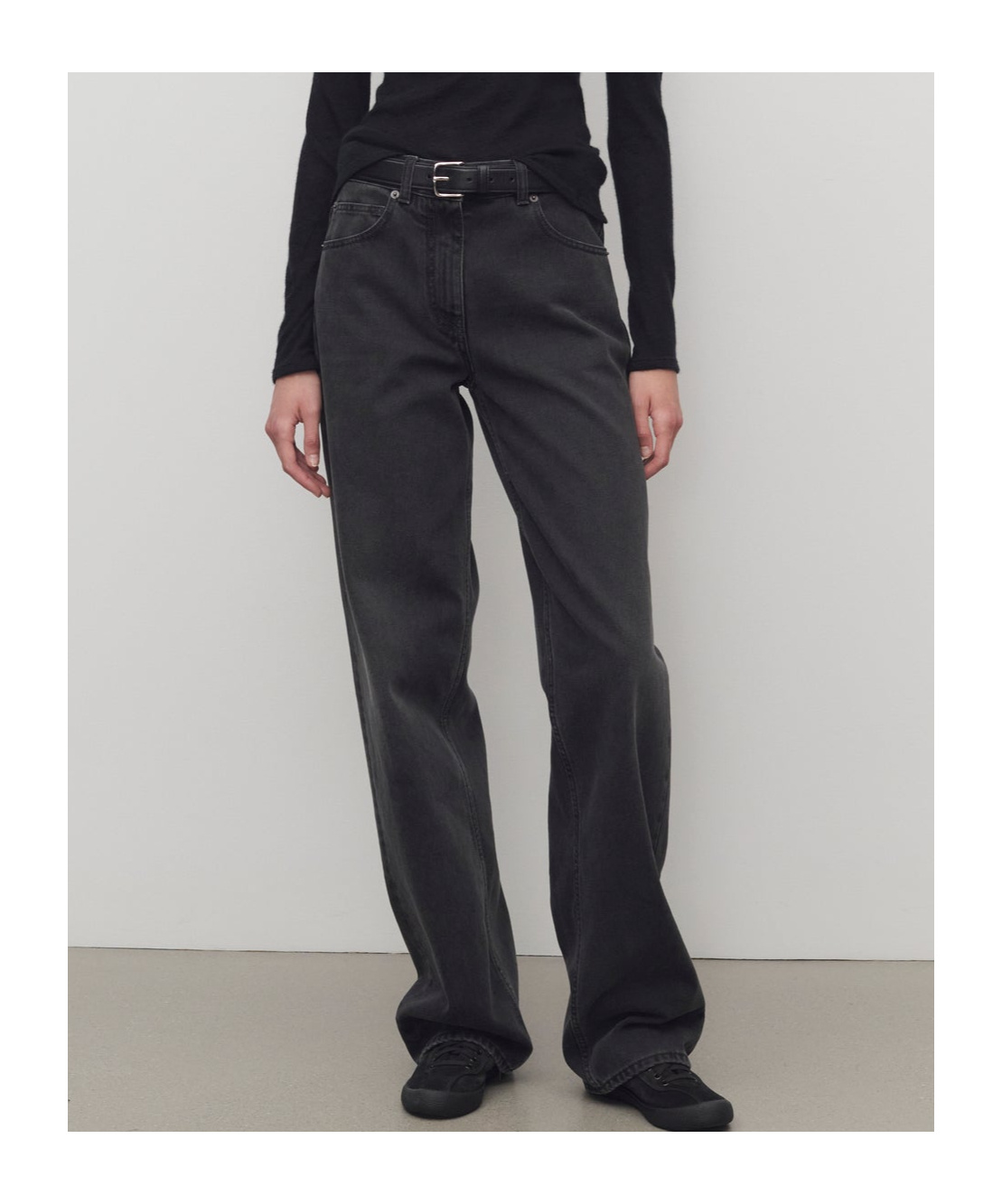 The Row Clair Jean In Cotton In Black