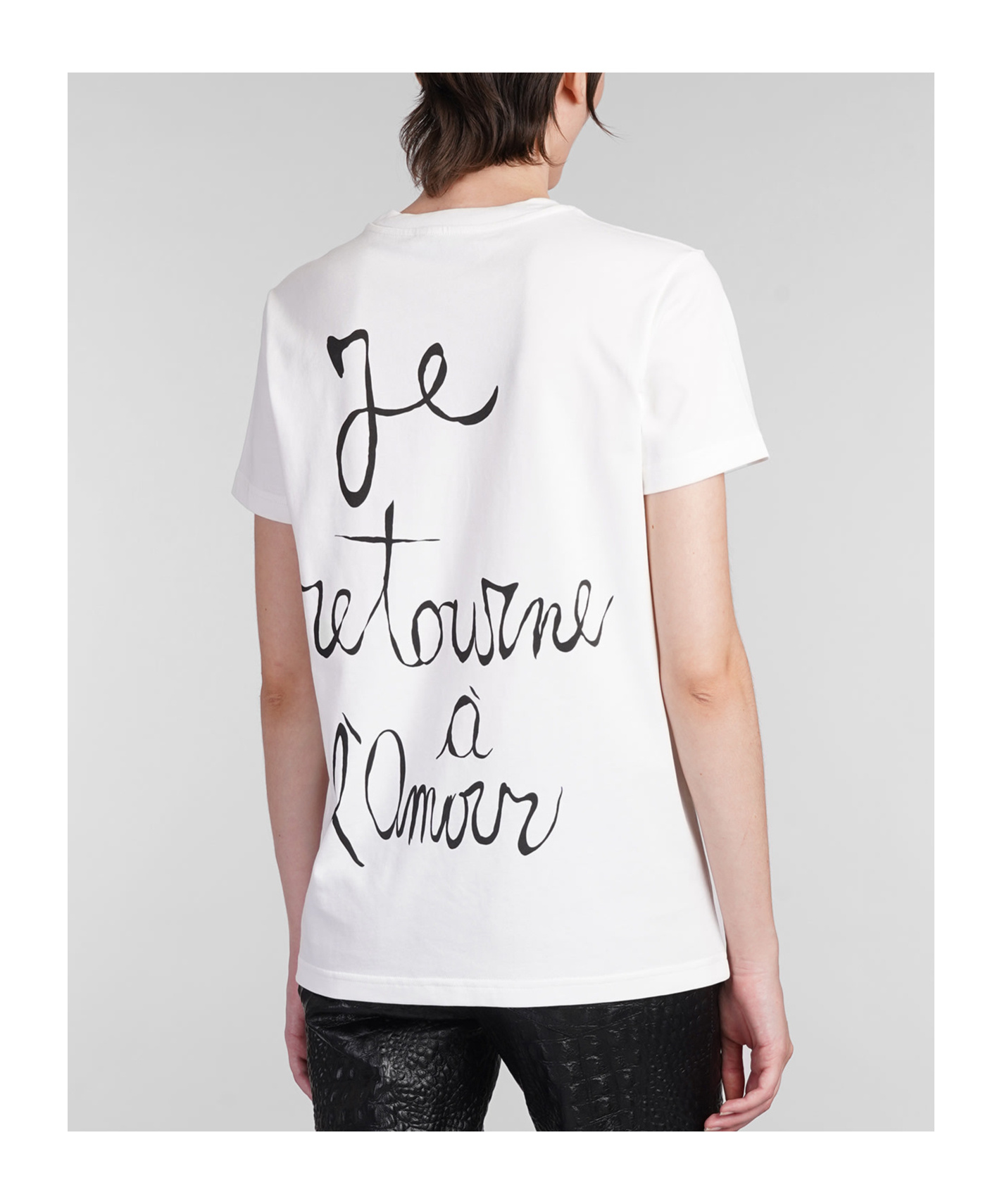 Blumarine Logo-print T-shirt In White