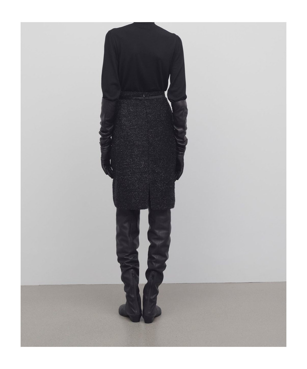 The Row High-waisted Pencil Skirt In Black
