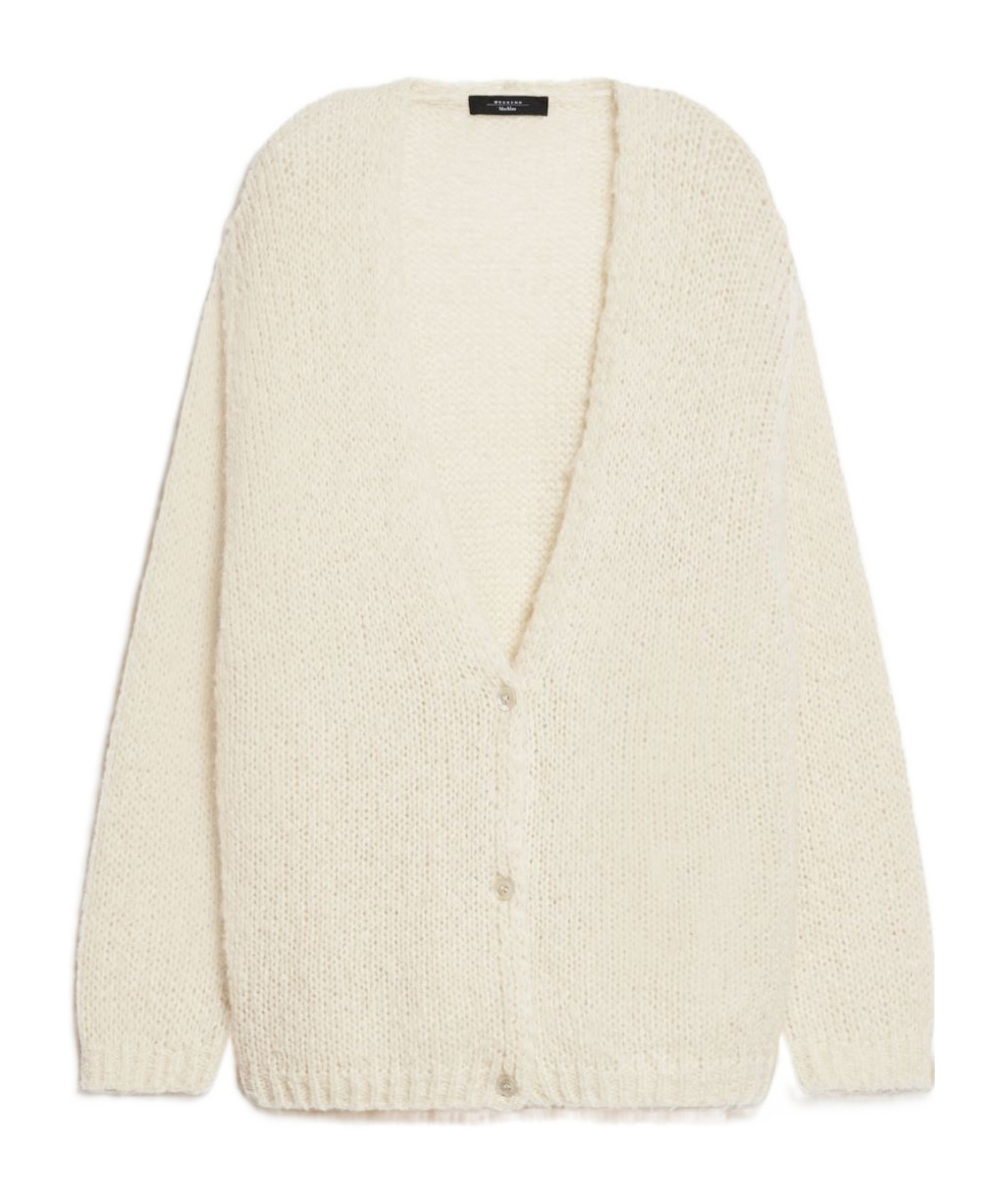 WEEKEND MAX MARA WEEKEND MAX MARA V-NECK LONG-SLEEVED CARDIGAN