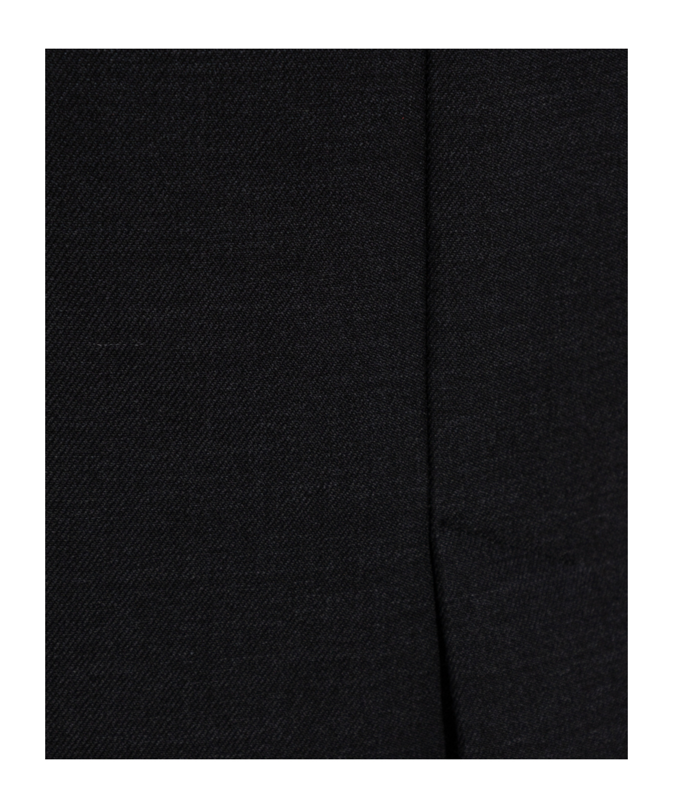 Gucci High Waist Knee-length Skirt With Back Slit And Side Pockets In Black